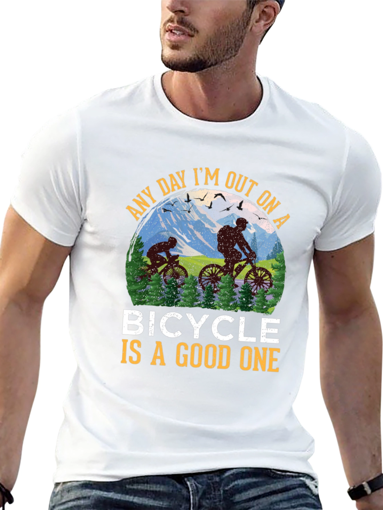Bicycle T-Shirt - Any Day is a Good One