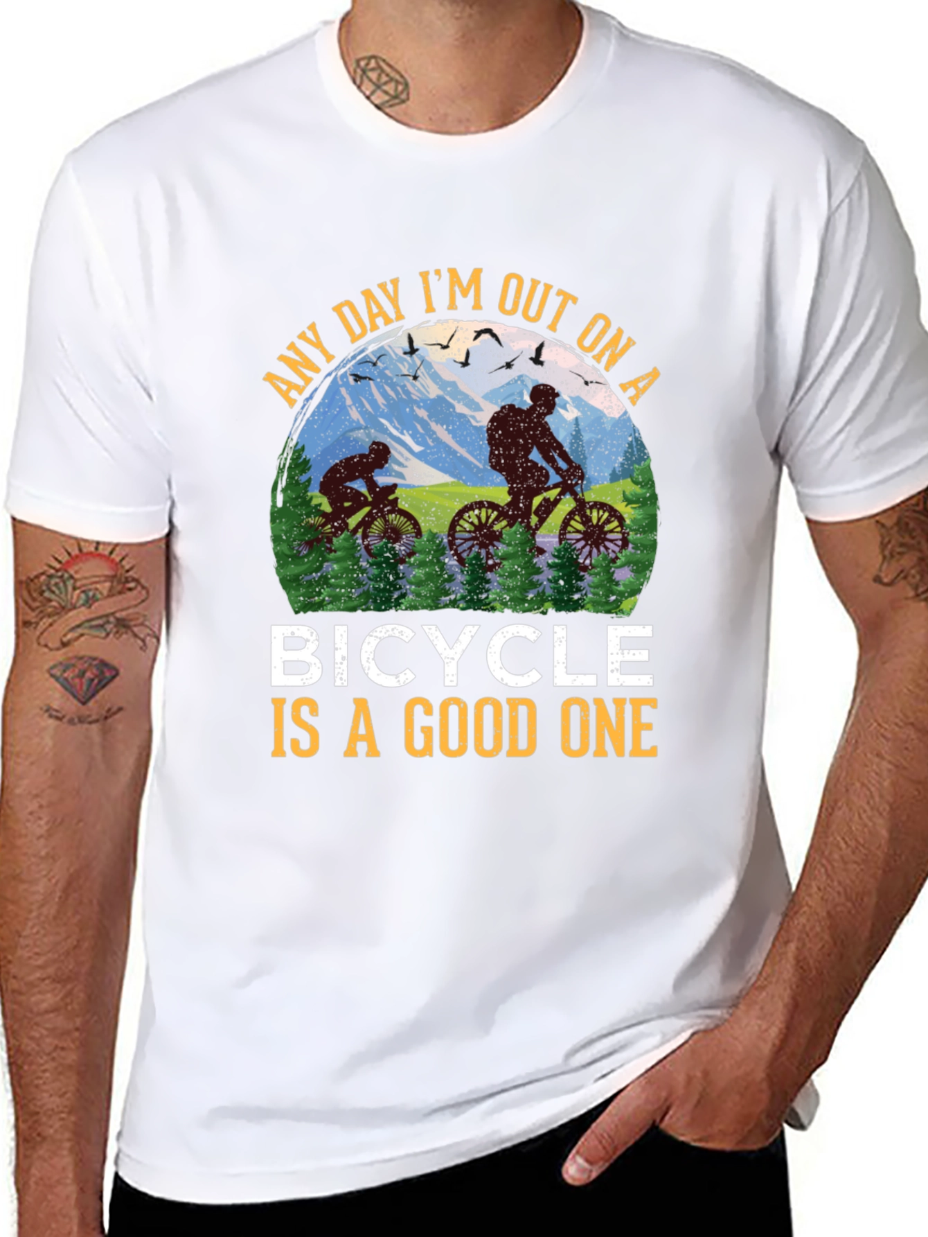 Bicycle T-Shirt - Any Day is a Good One