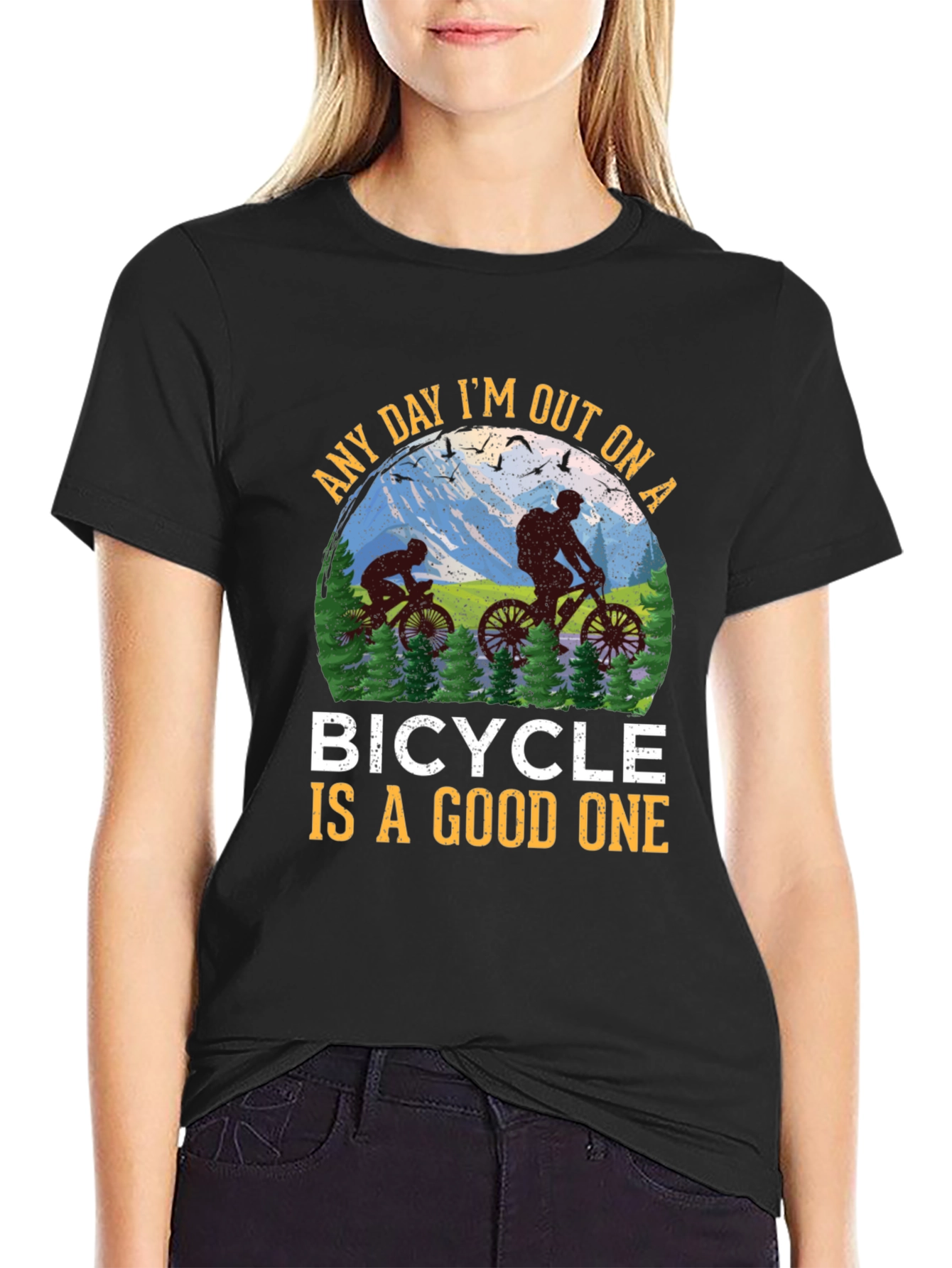 Bicycle T-Shirt - Any Day is a Good One