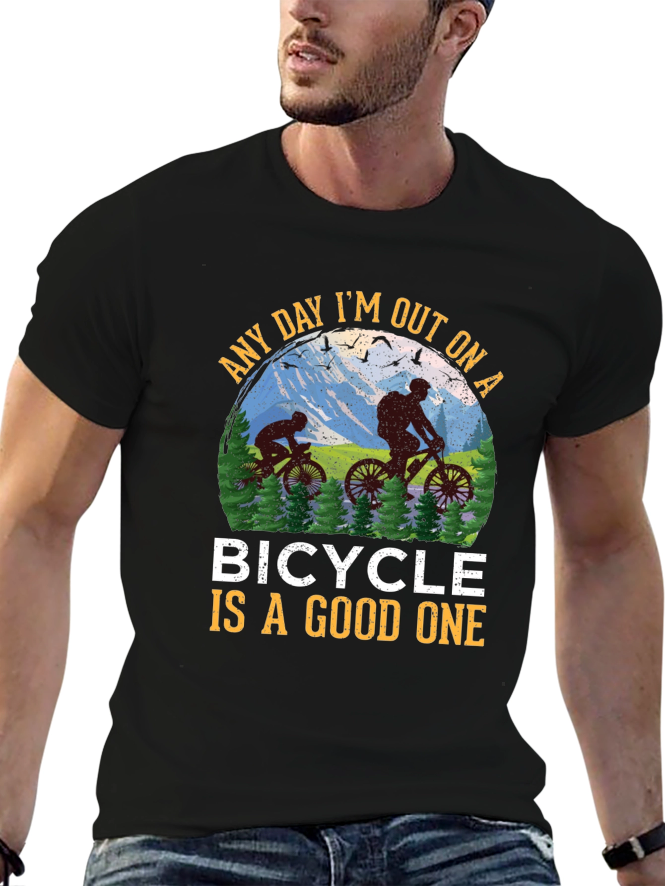 Bicycle T-Shirt - Any Day is a Good One
