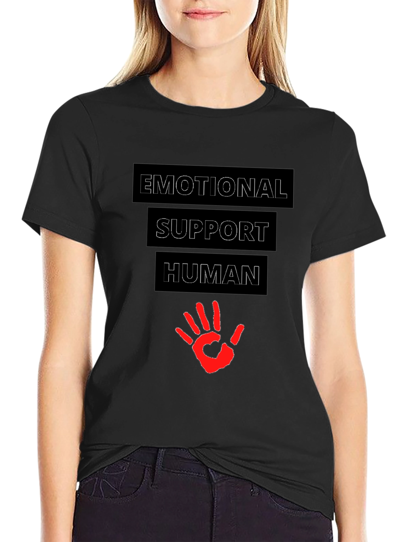 Emotional Support Human T-Shirt - Graphic Tee