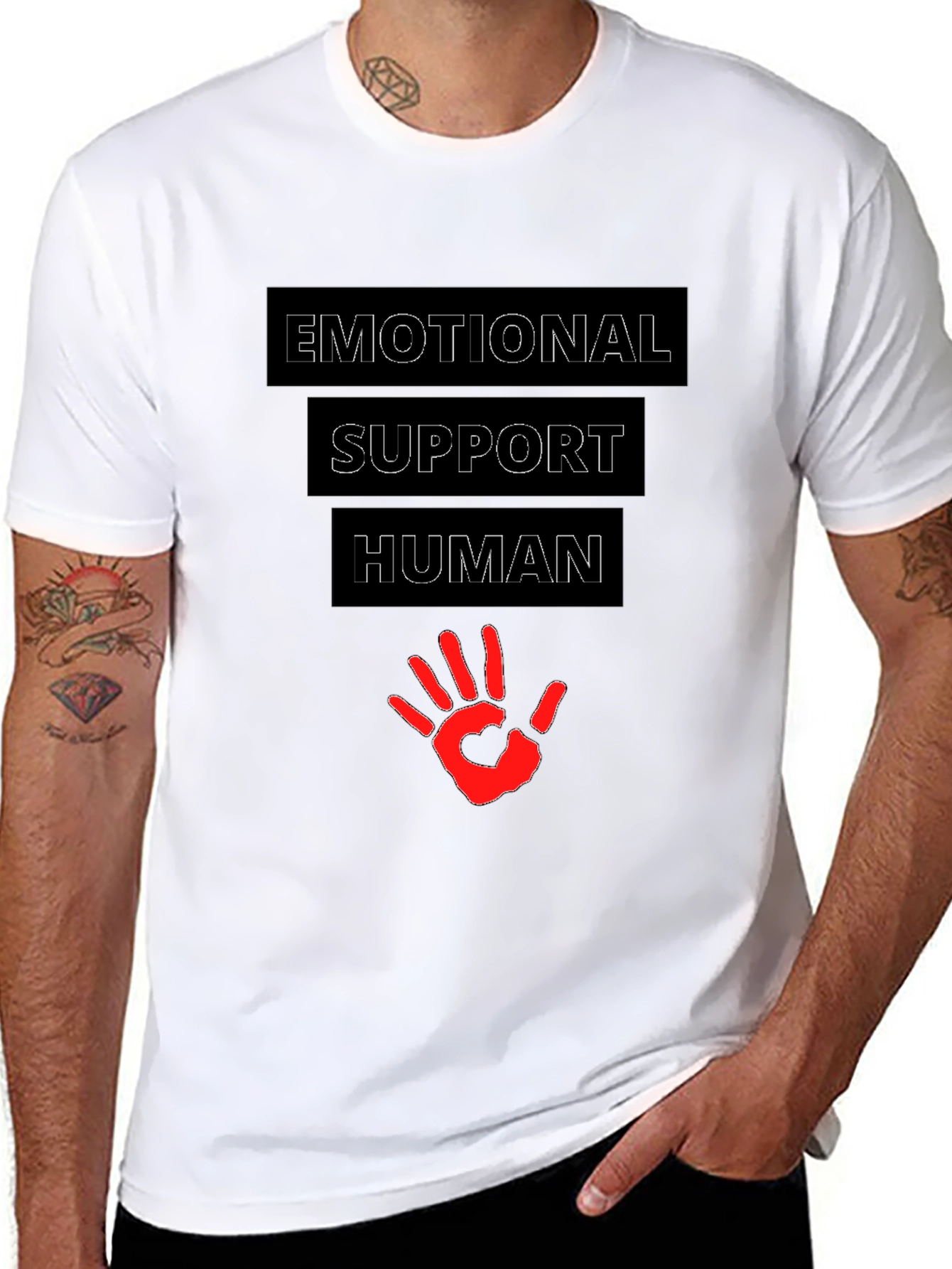 Emotional Support Human T-Shirt - Graphic Tee