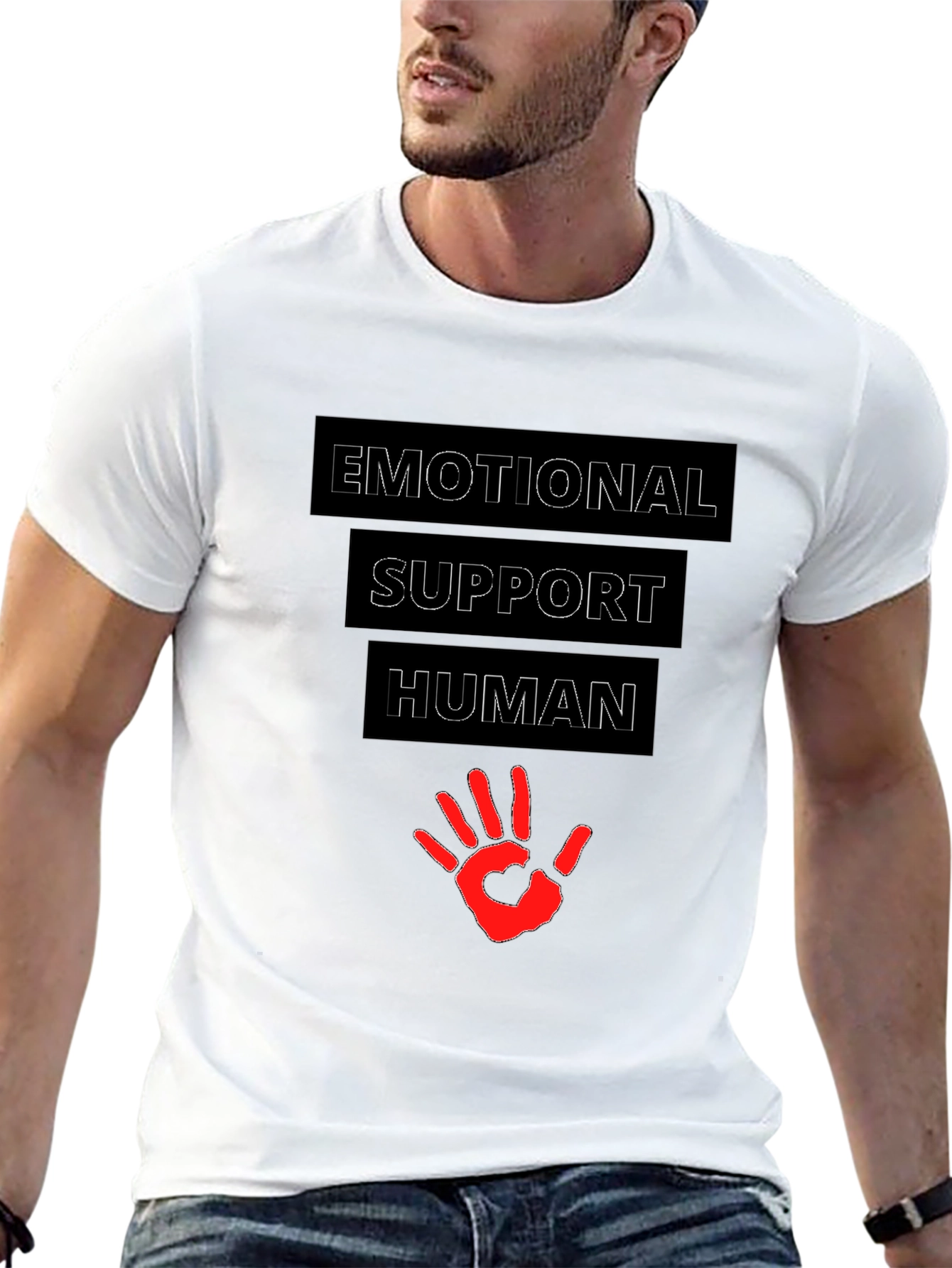 Emotional Support Human T-Shirt - Graphic Tee