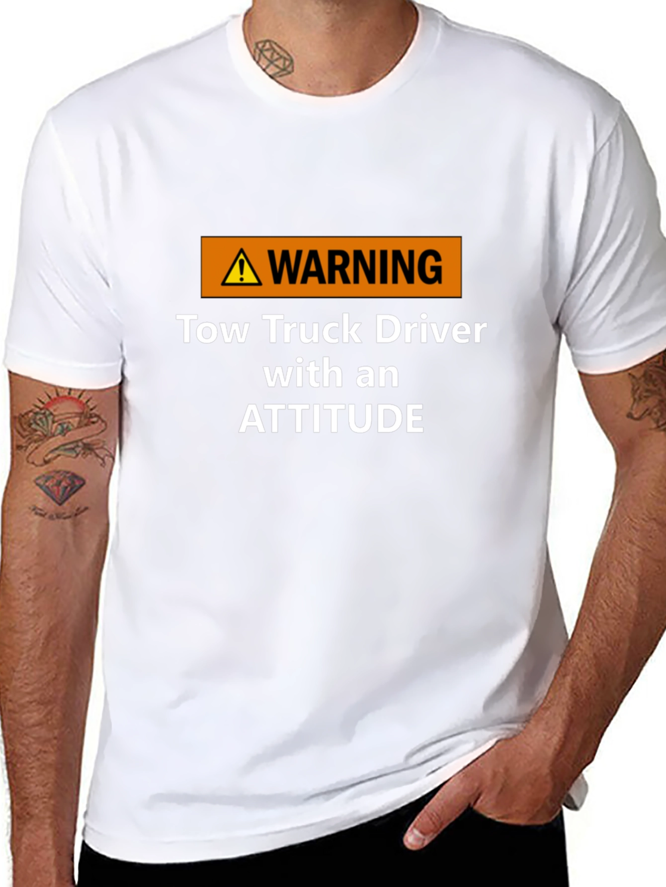 Warning Tow Truck Driver Attitude T-Shirt
