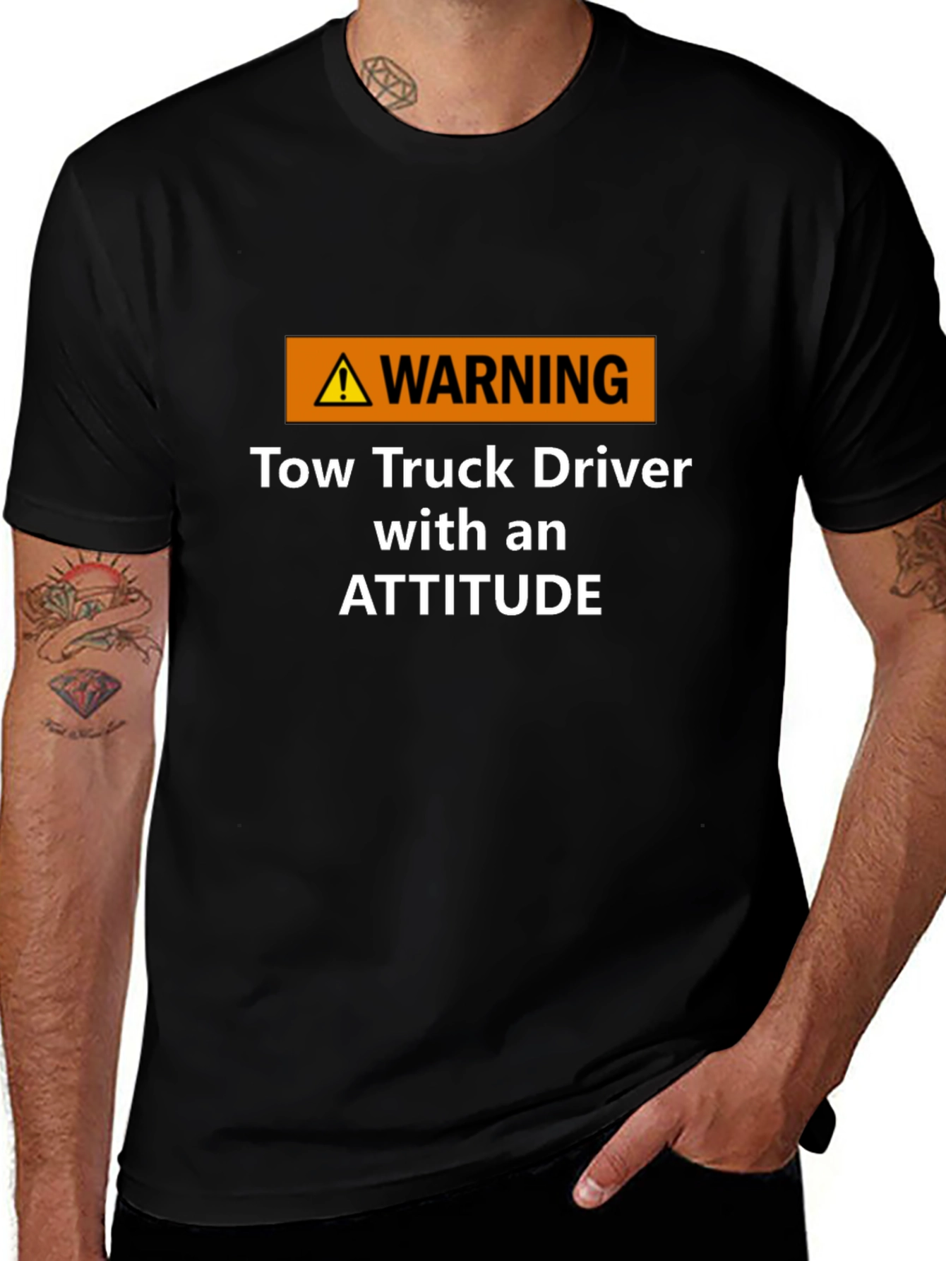 Warning Tow Truck Driver Attitude T-Shirt