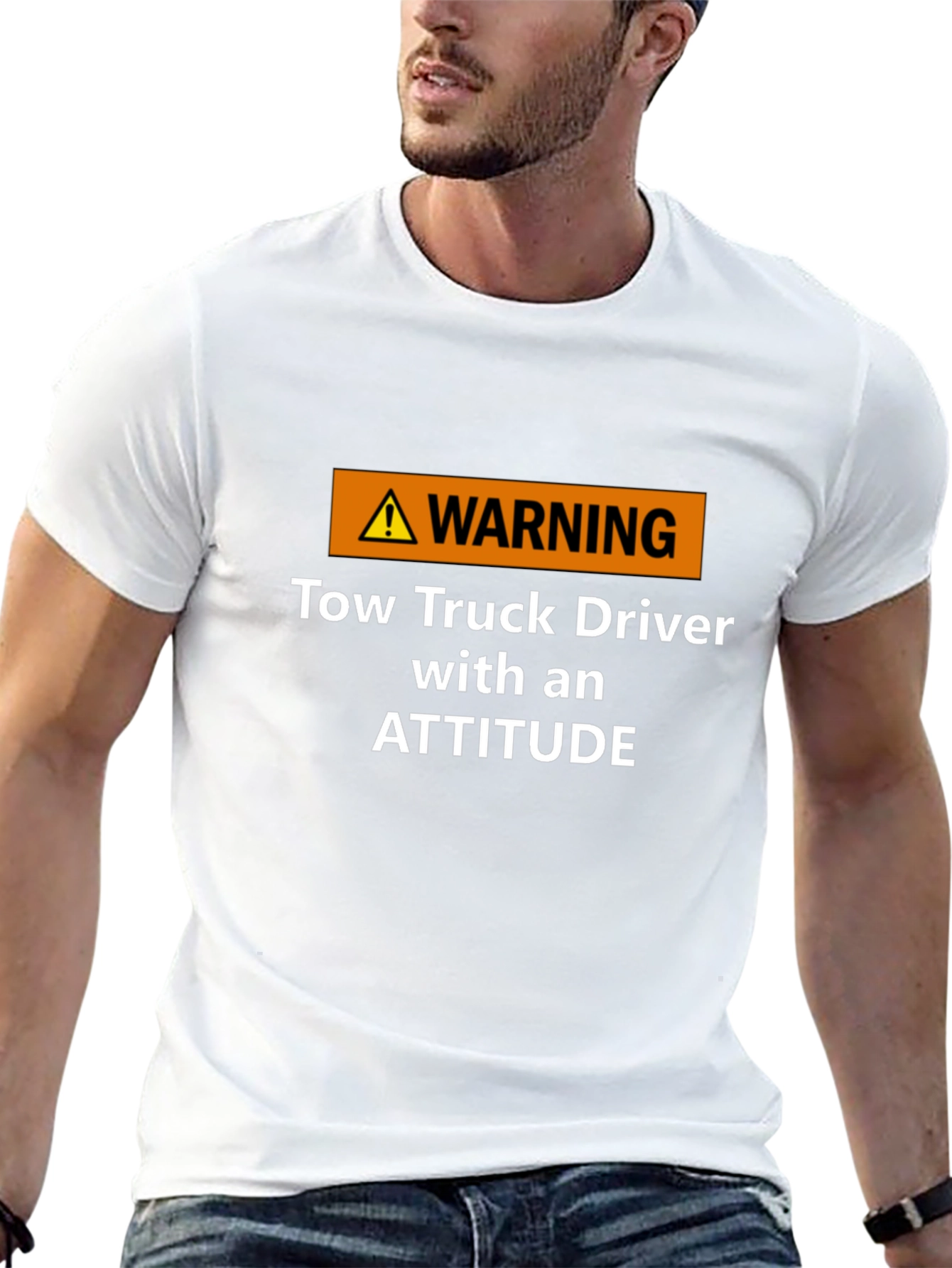 Warning Tow Truck Driver Attitude T-Shirt