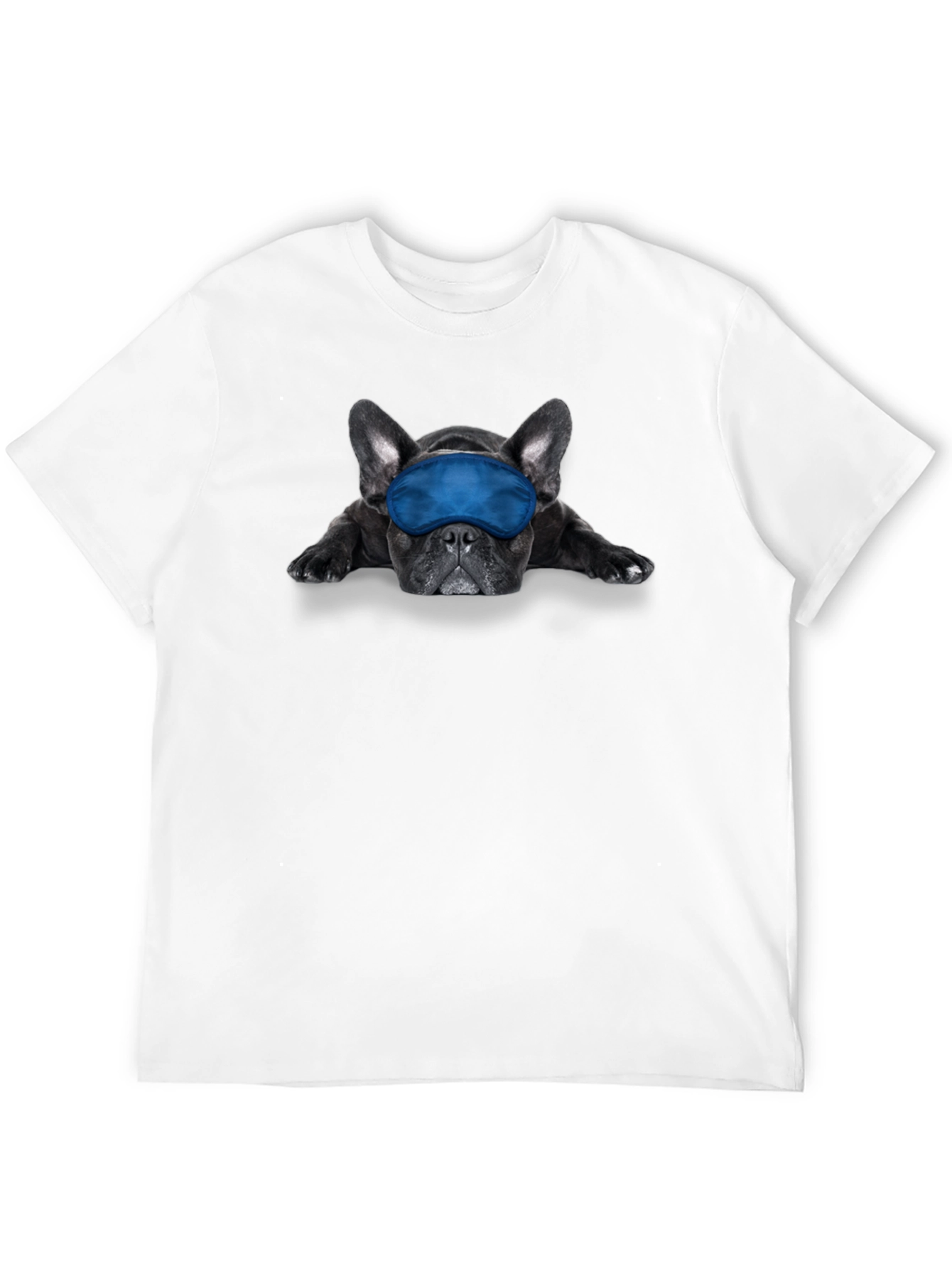 Dog with Sleep Mask Graphic Tee