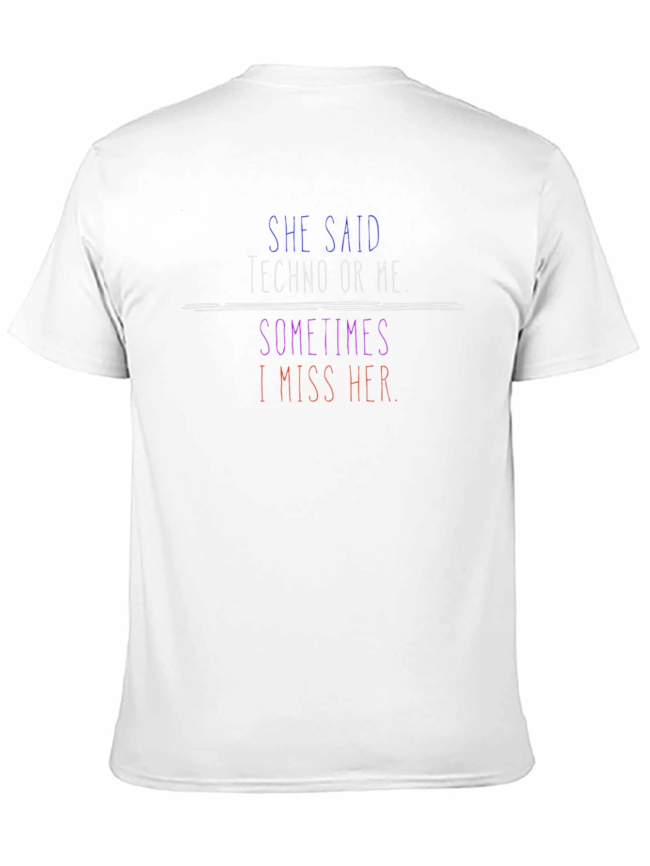 Techno or Me Graphic T-Shirt