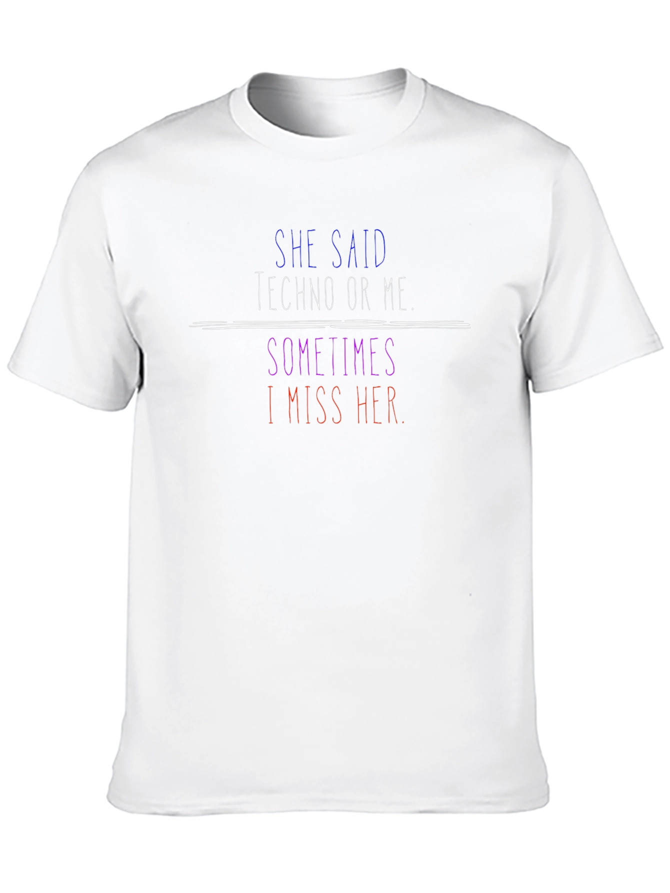 Techno or Me Graphic T-Shirt