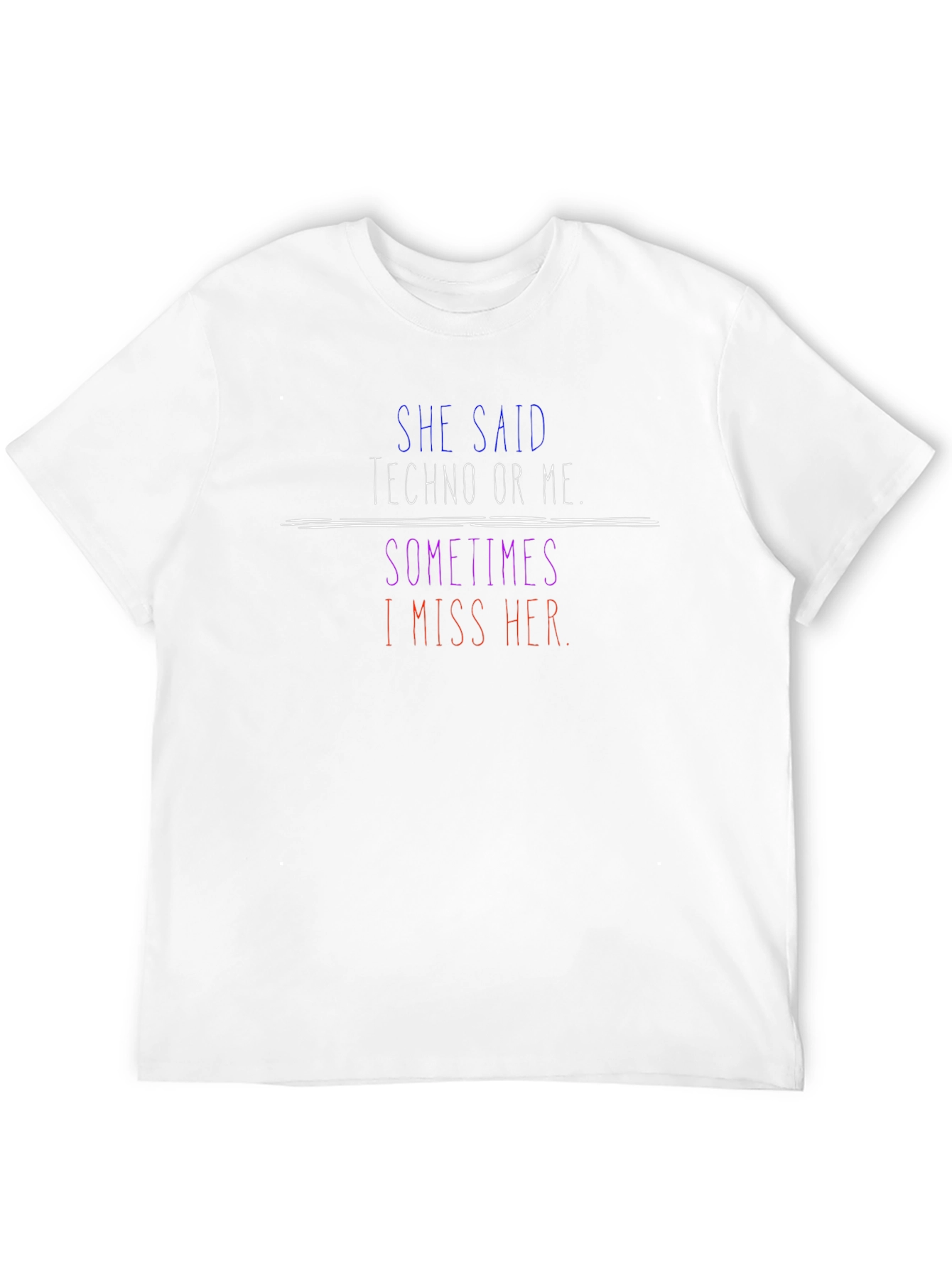 Techno or Me Graphic T-Shirt