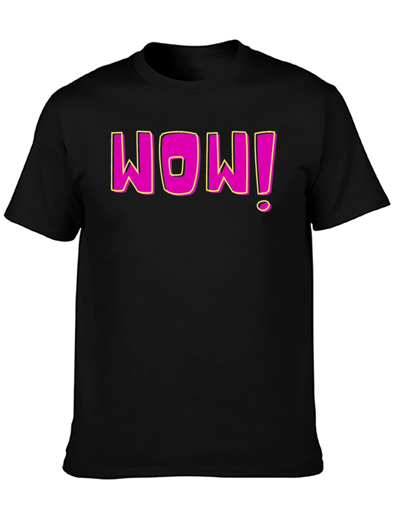 WOW! Graphic Tee - Trendy Casual T-Shirt