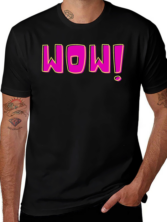 WOW! Graphic Tee - Trendy Casual T-Shirt