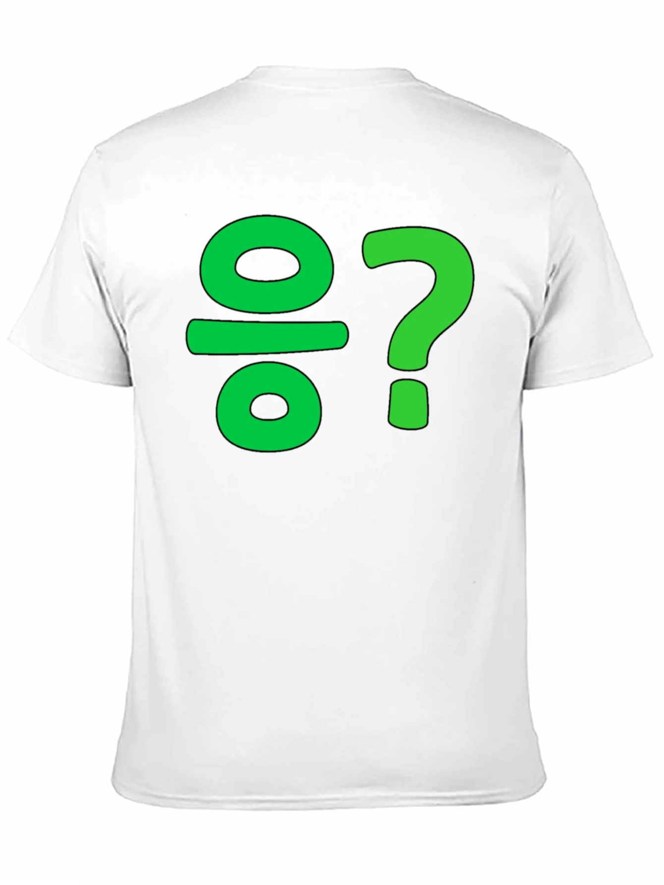 Riddler Inspired Green Question Tee