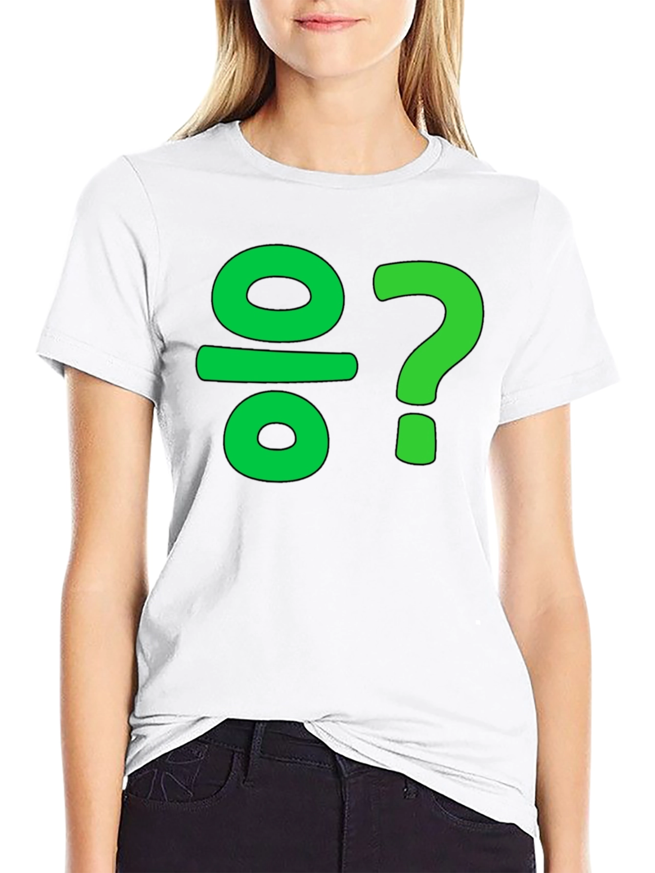 Riddler Inspired Green Question Tee