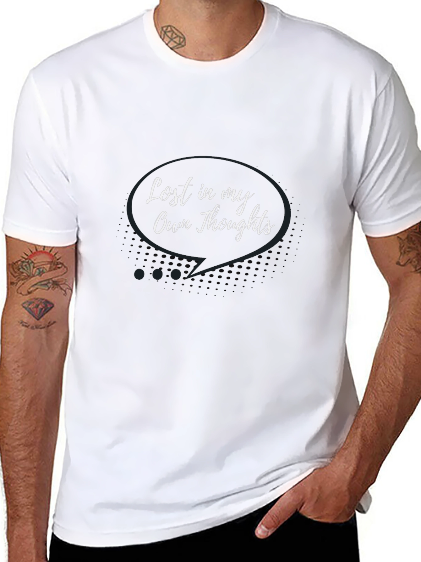Lost in My Own Thoughts Graphic T-Shirt