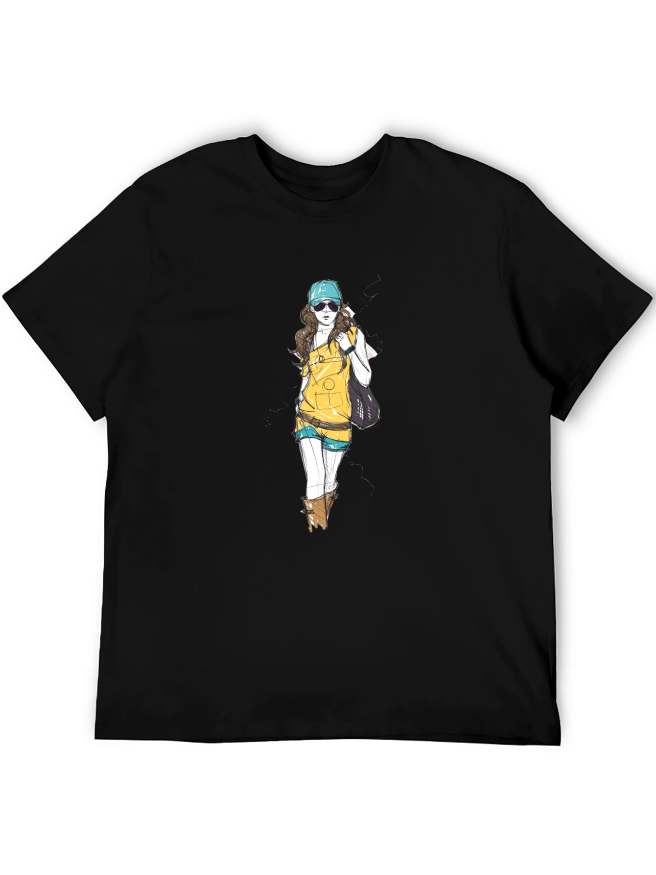 Stylish Graphic Print Tee