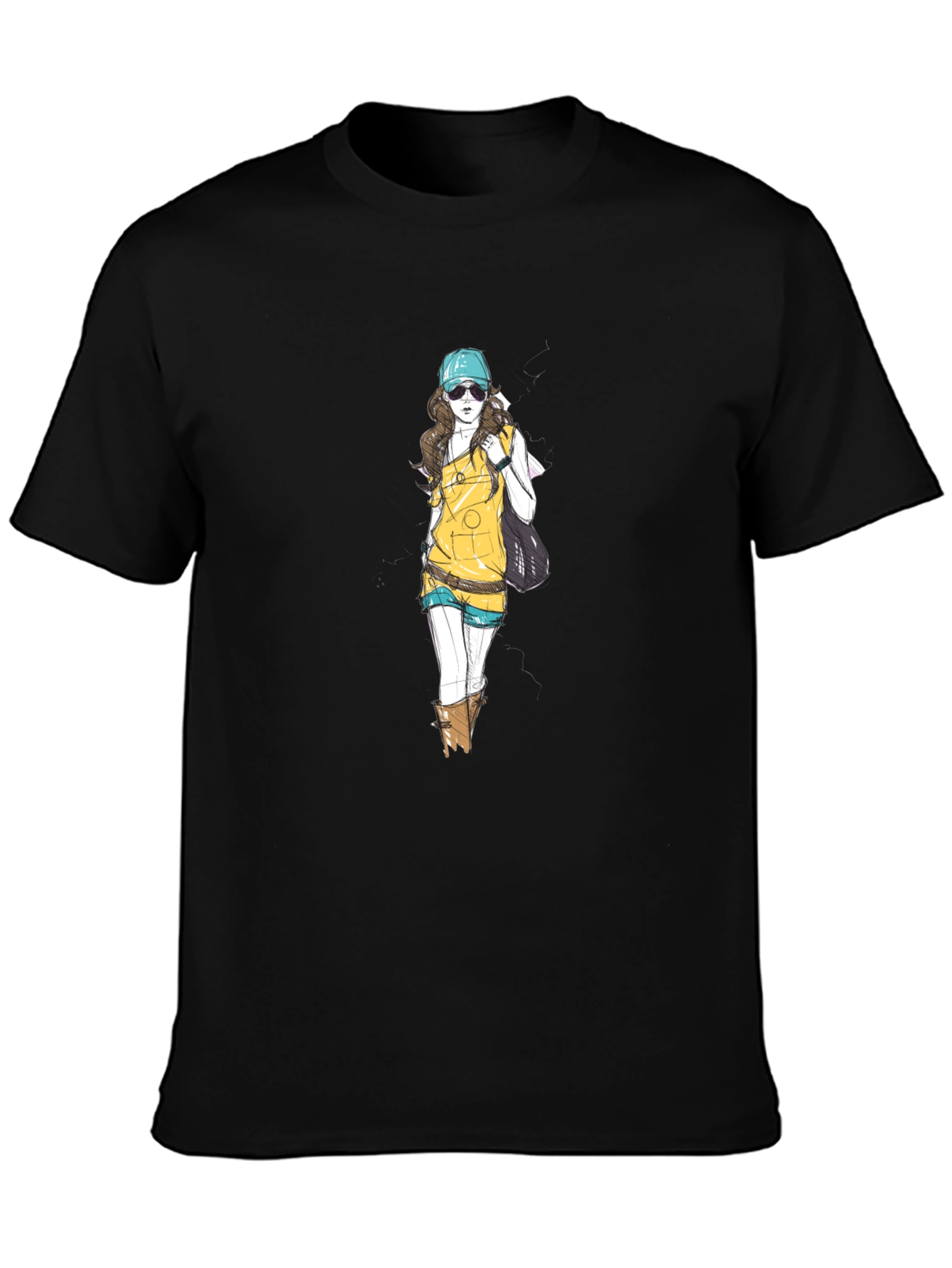 Stylish Graphic Print Tee