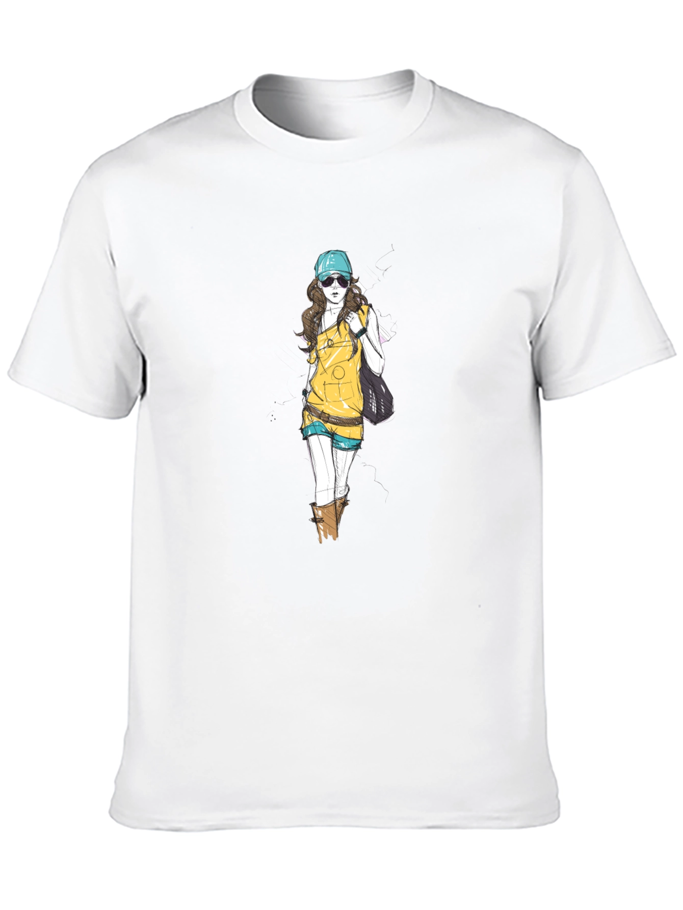 Stylish Graphic Print Tee