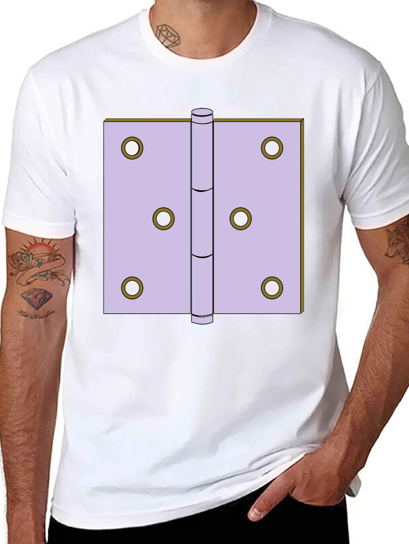 Hinge Graphic Black T-Shirt