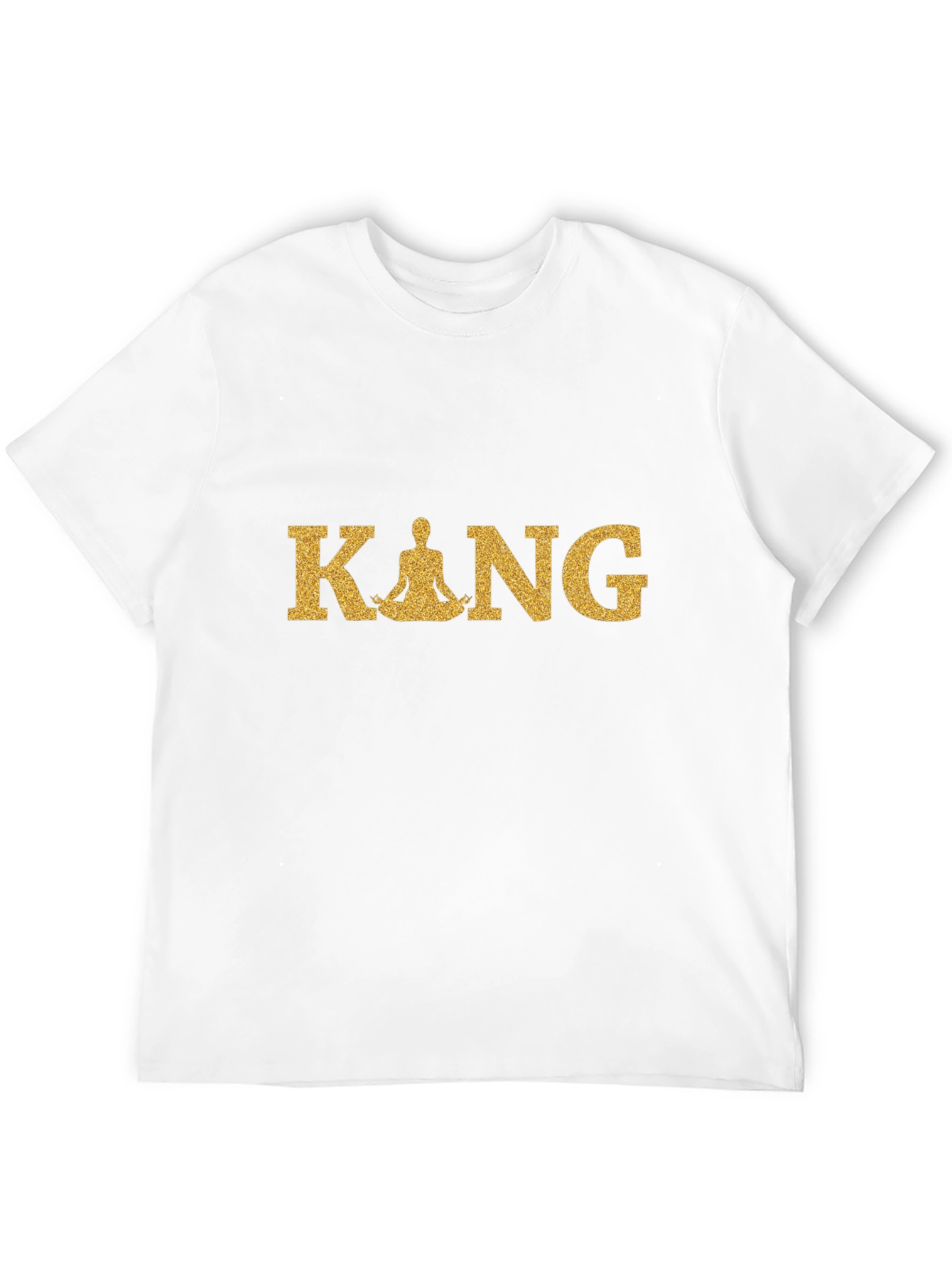 Meditative King Black T-Shirt