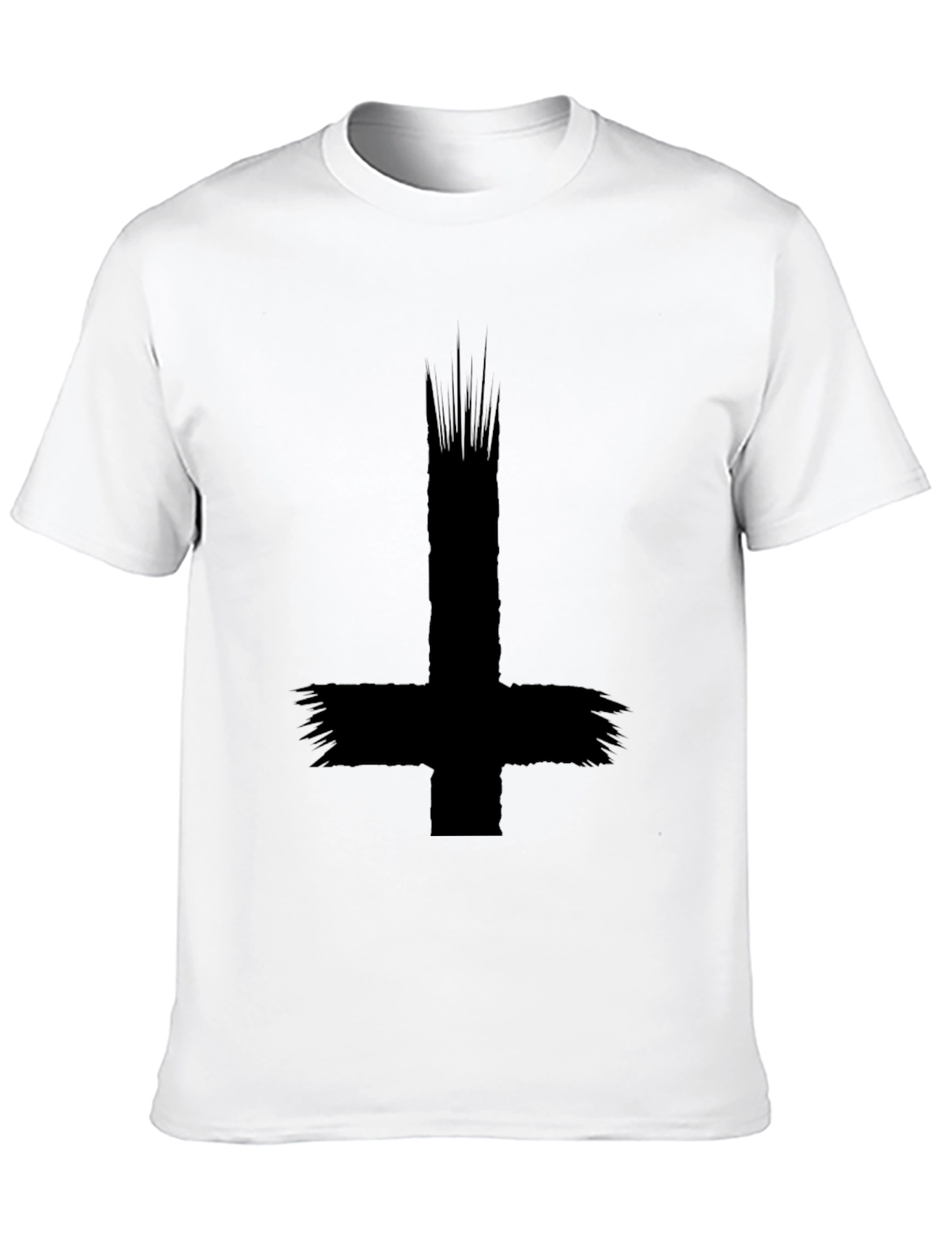 Inverted Cross Black Graphic Tee