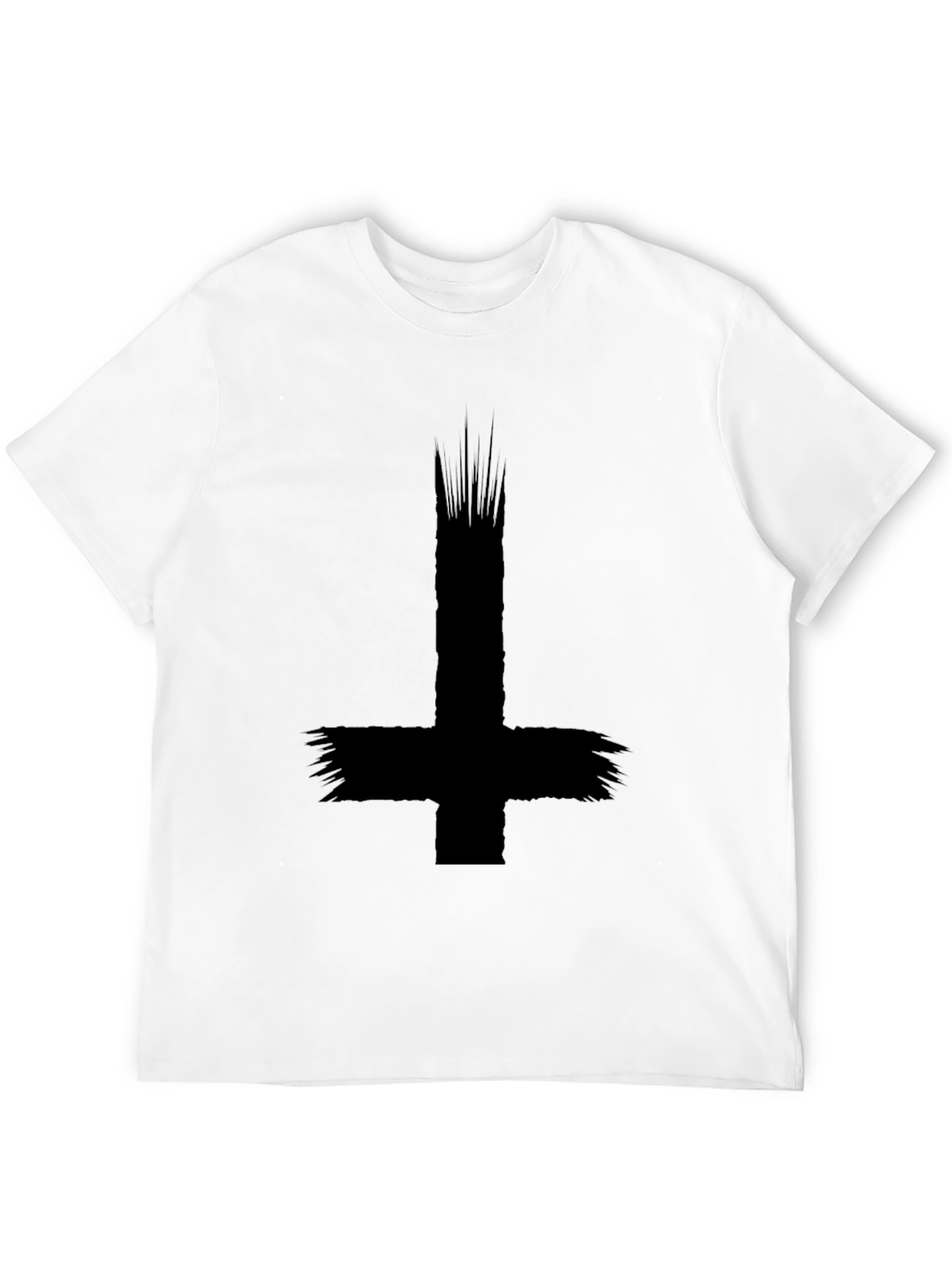 Inverted Cross Black Graphic Tee