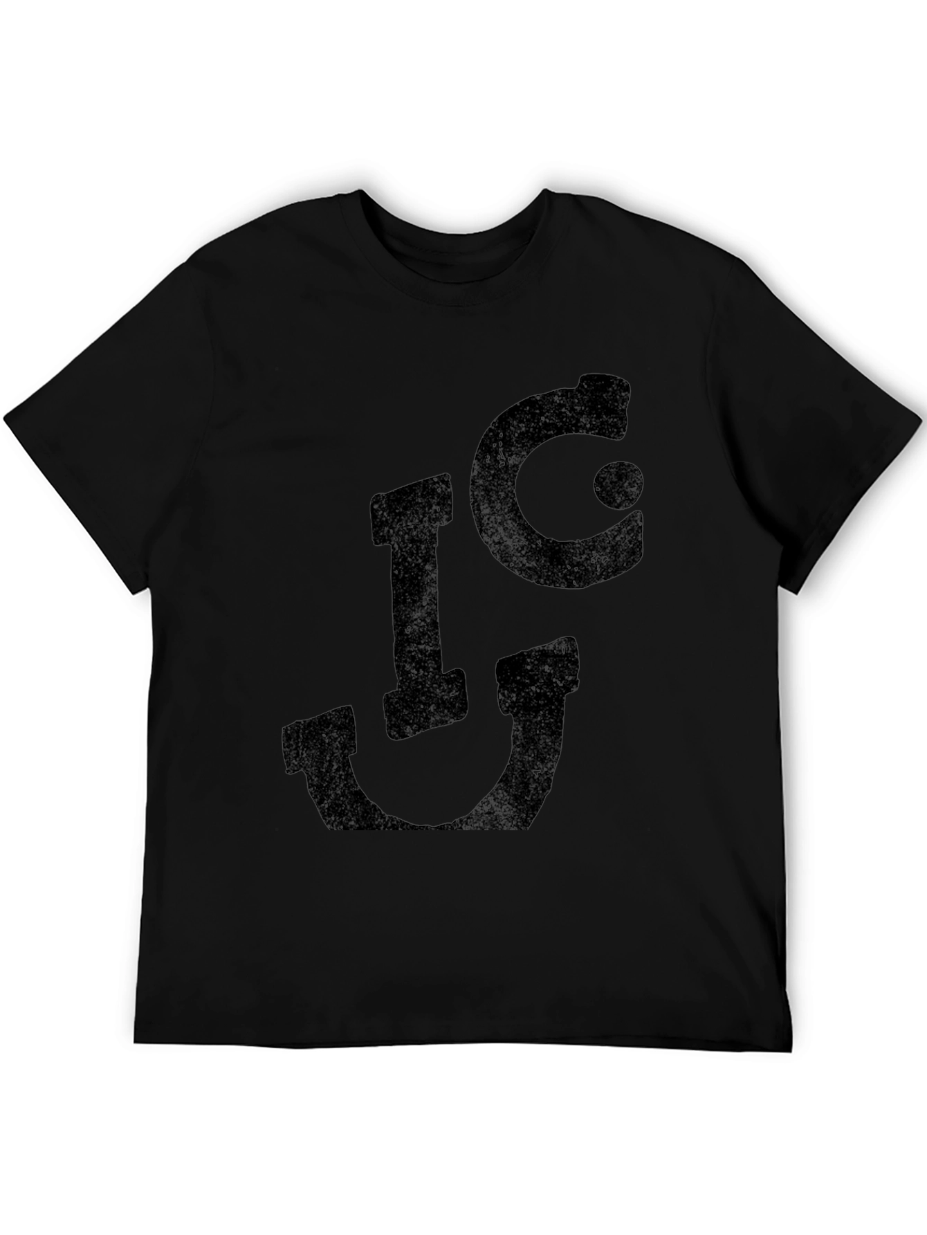 Distressed I❤U Graphic Tee - Black