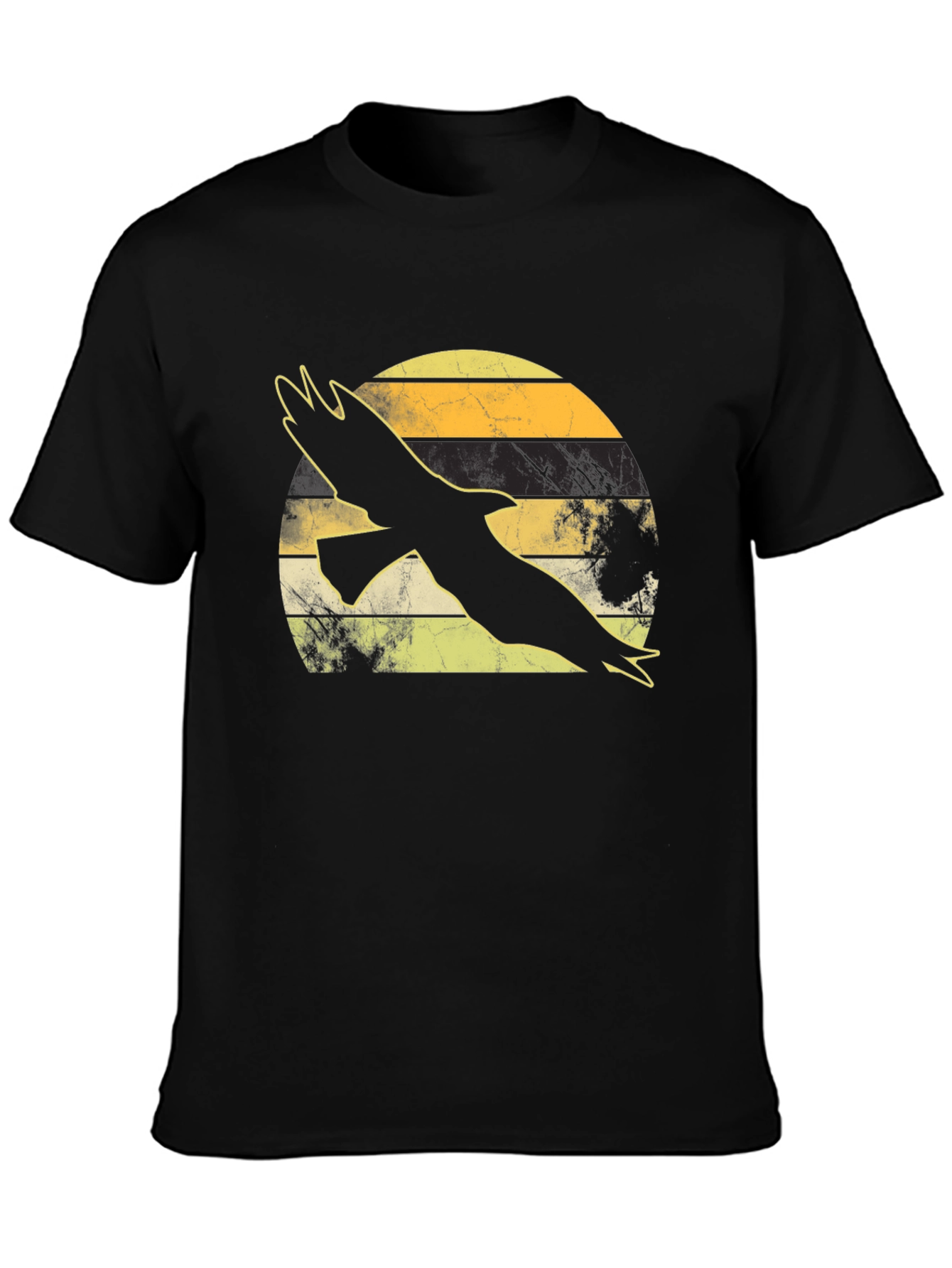 Retro Eagle Silhouette Graphic Tee