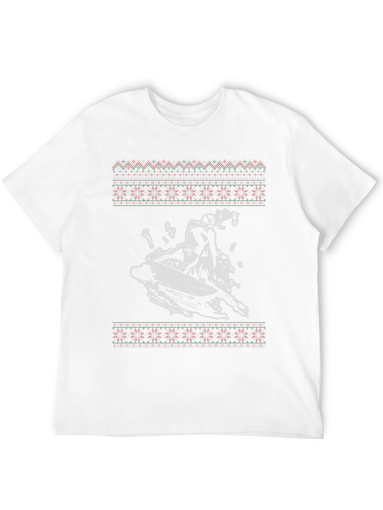 Surfing Ugly Christmas Sweater T-Shirt