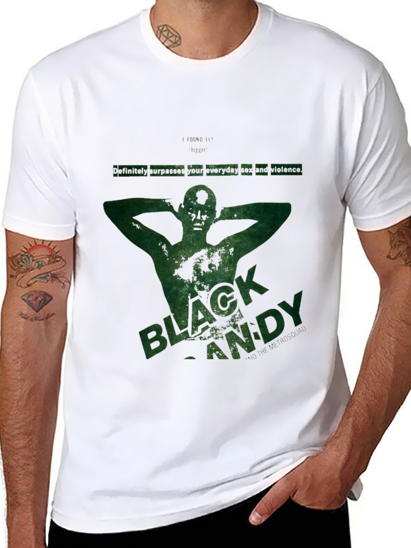 Black Andy Tee - Urban Graphic Print T-Shirt