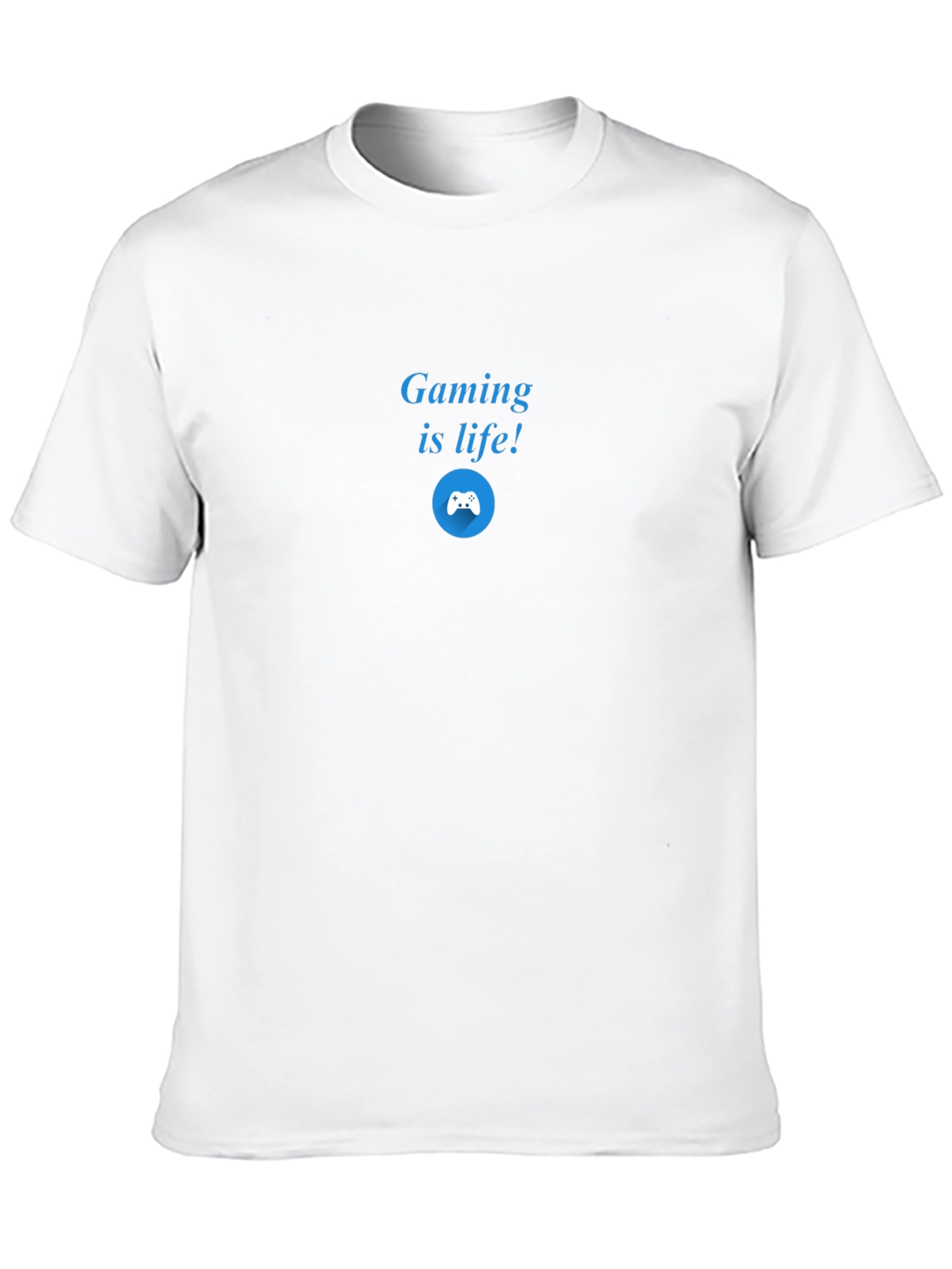 Gaming is Life! Black Graphic T-Shirt