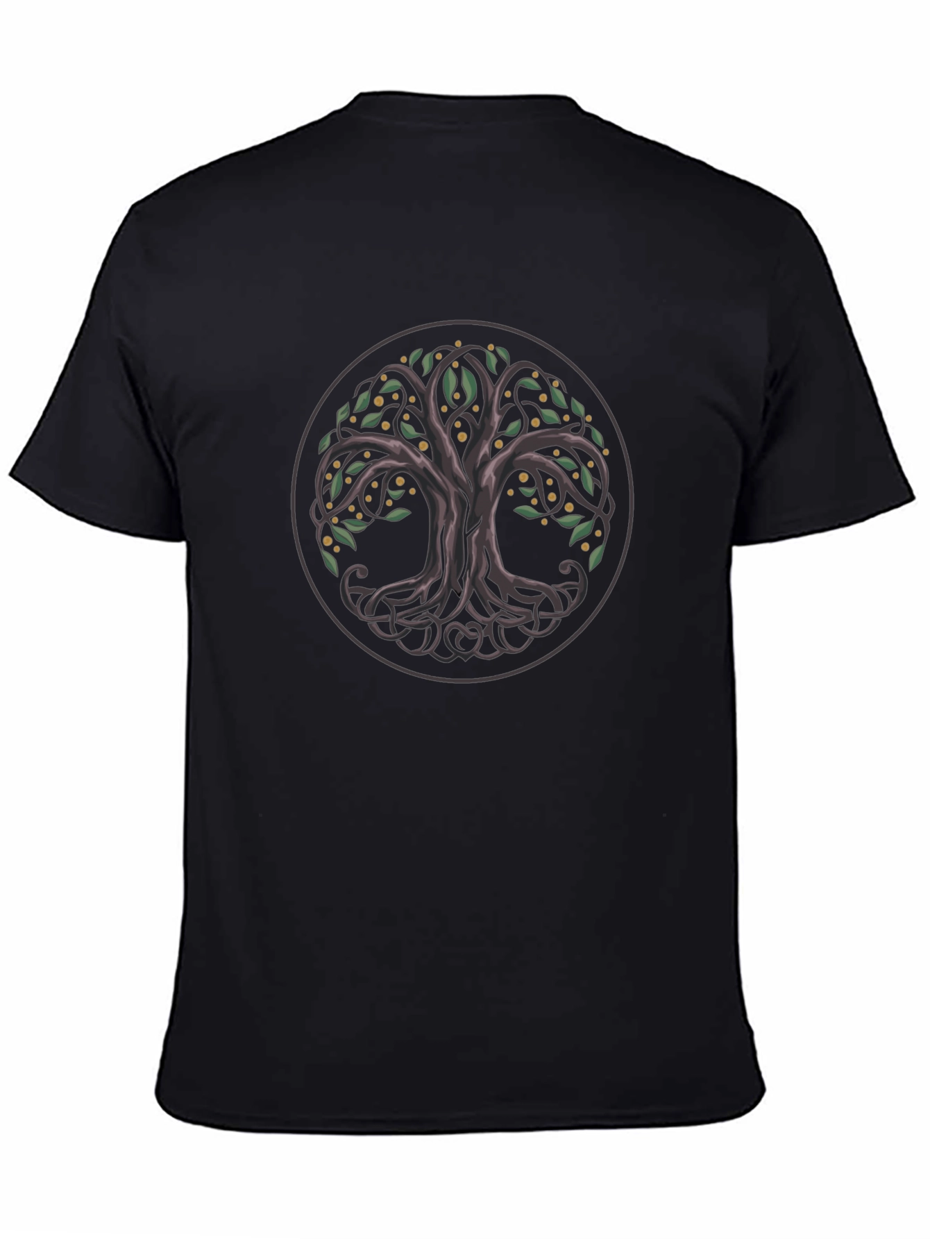 Celtic Tree of Life Black T-Shirt