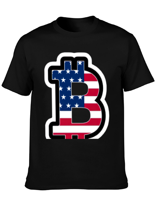 Bitcoin American Flag T-Shirt