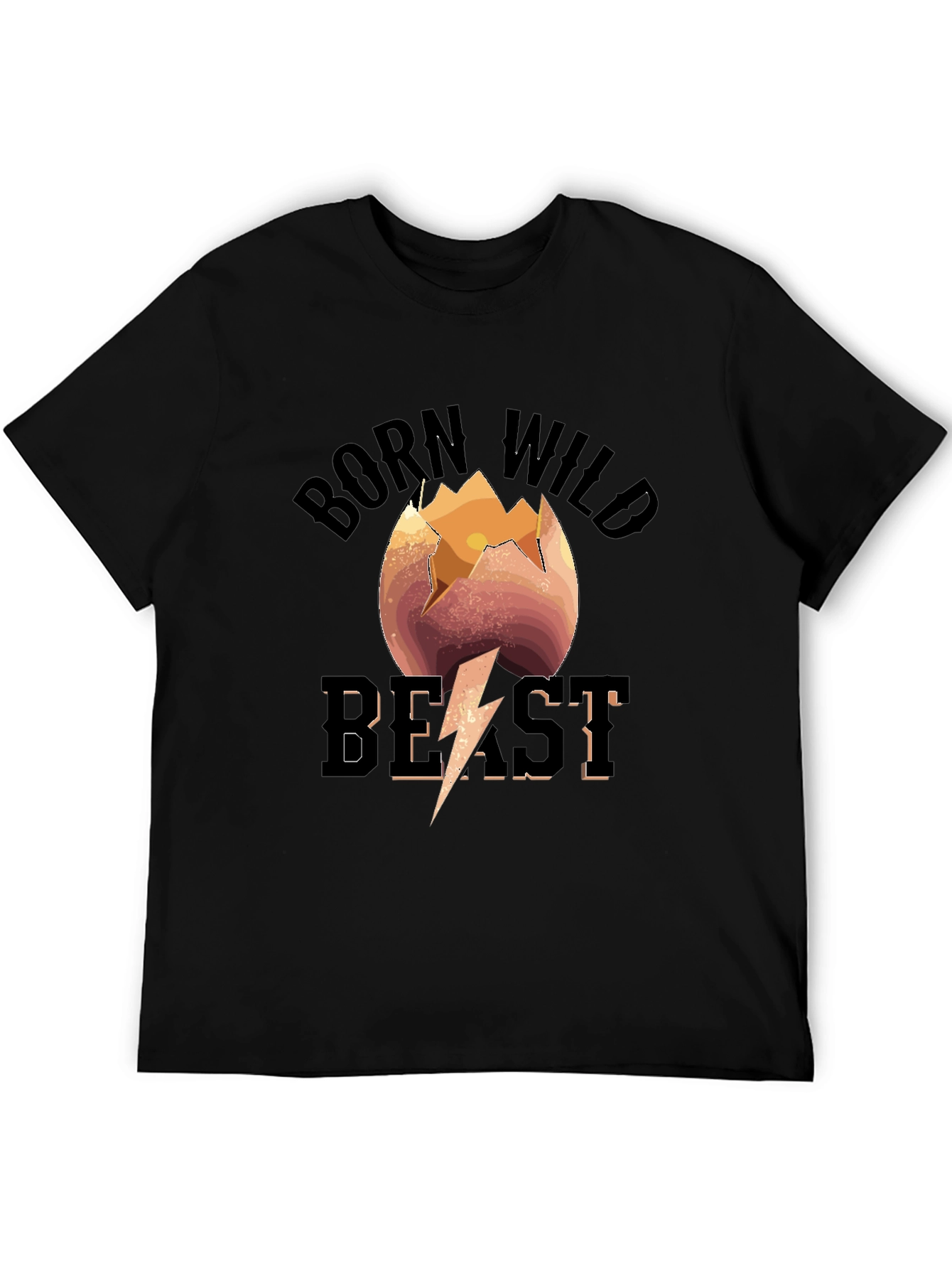 Born Wild Beast Graphic T-Shirt