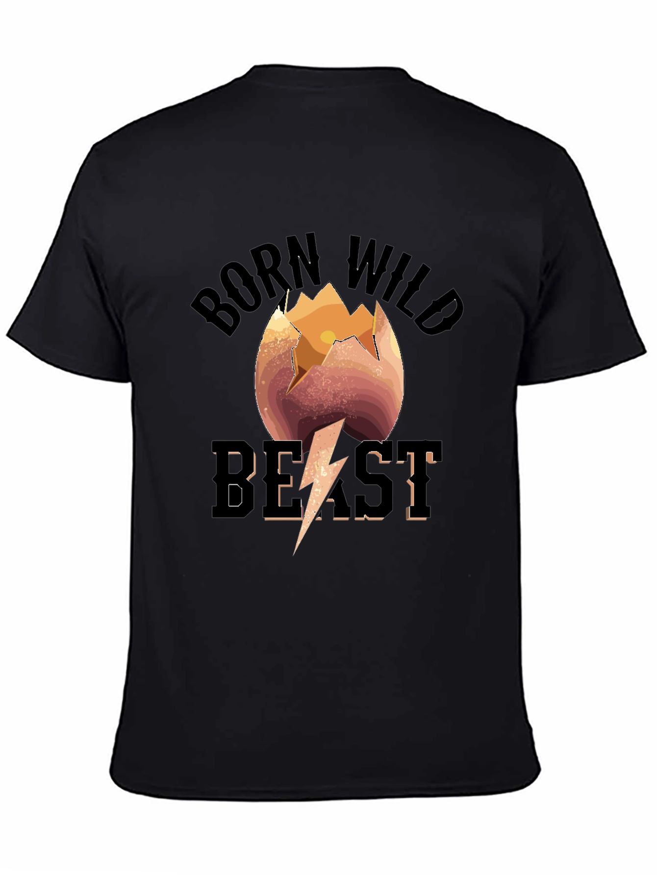 Born Wild Beast Graphic T-Shirt