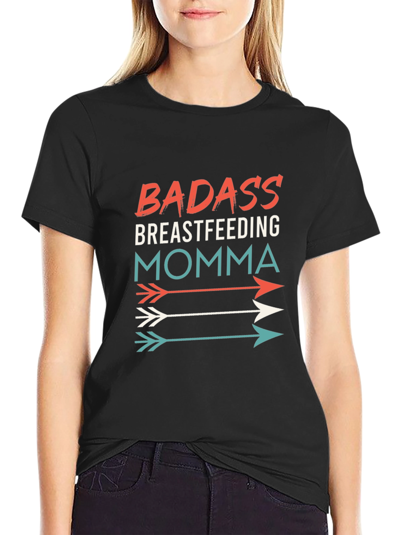 Badass Breastfeeding Momma Graphic Tee