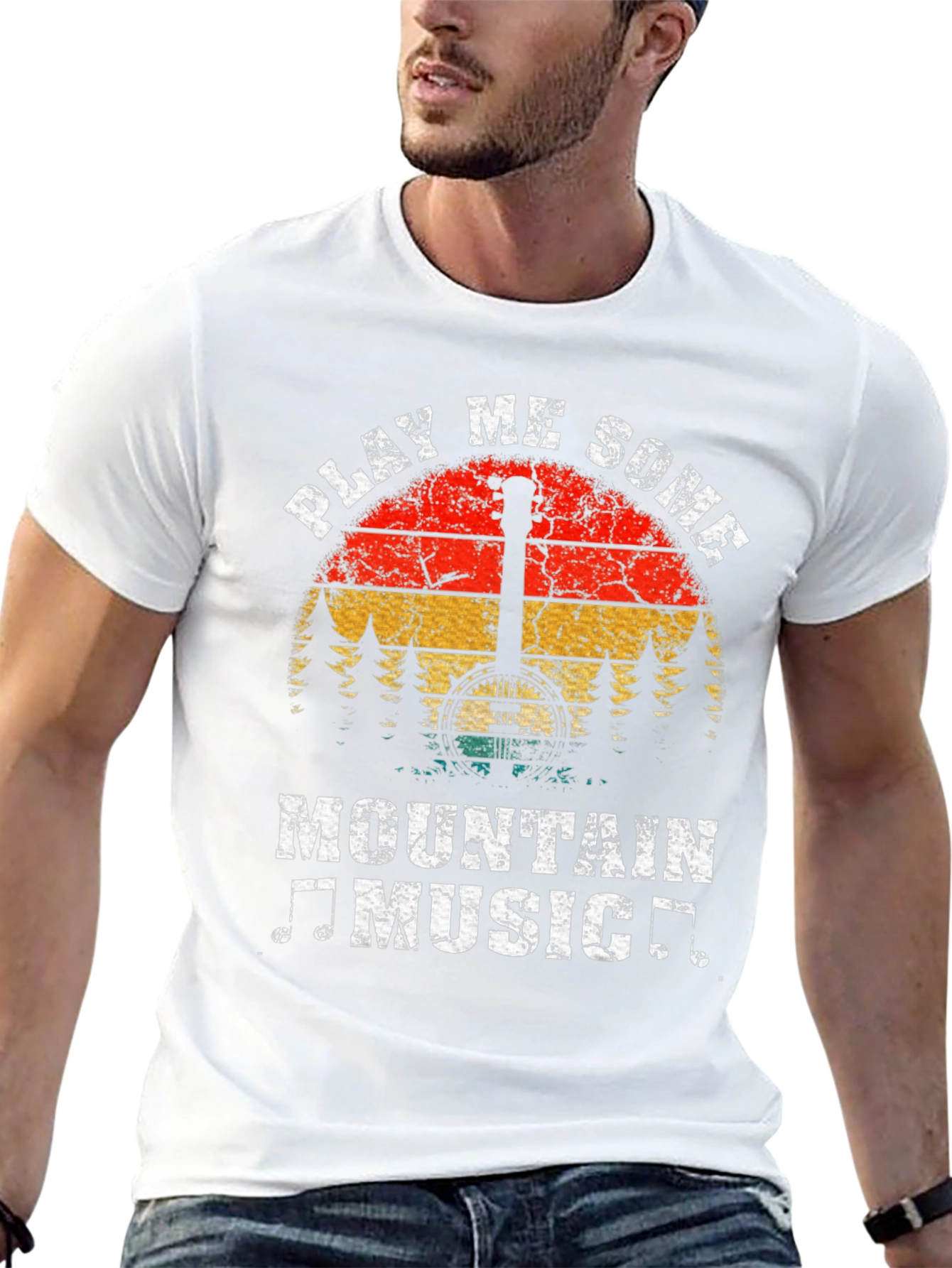 Play Me Some Mountain Music Graphic Tee