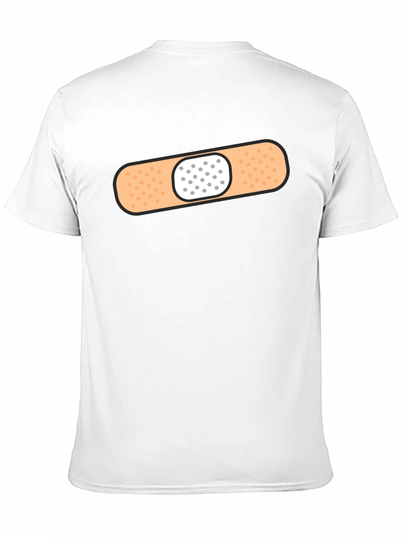 Funny Band-Aid Graphic T-Shirt