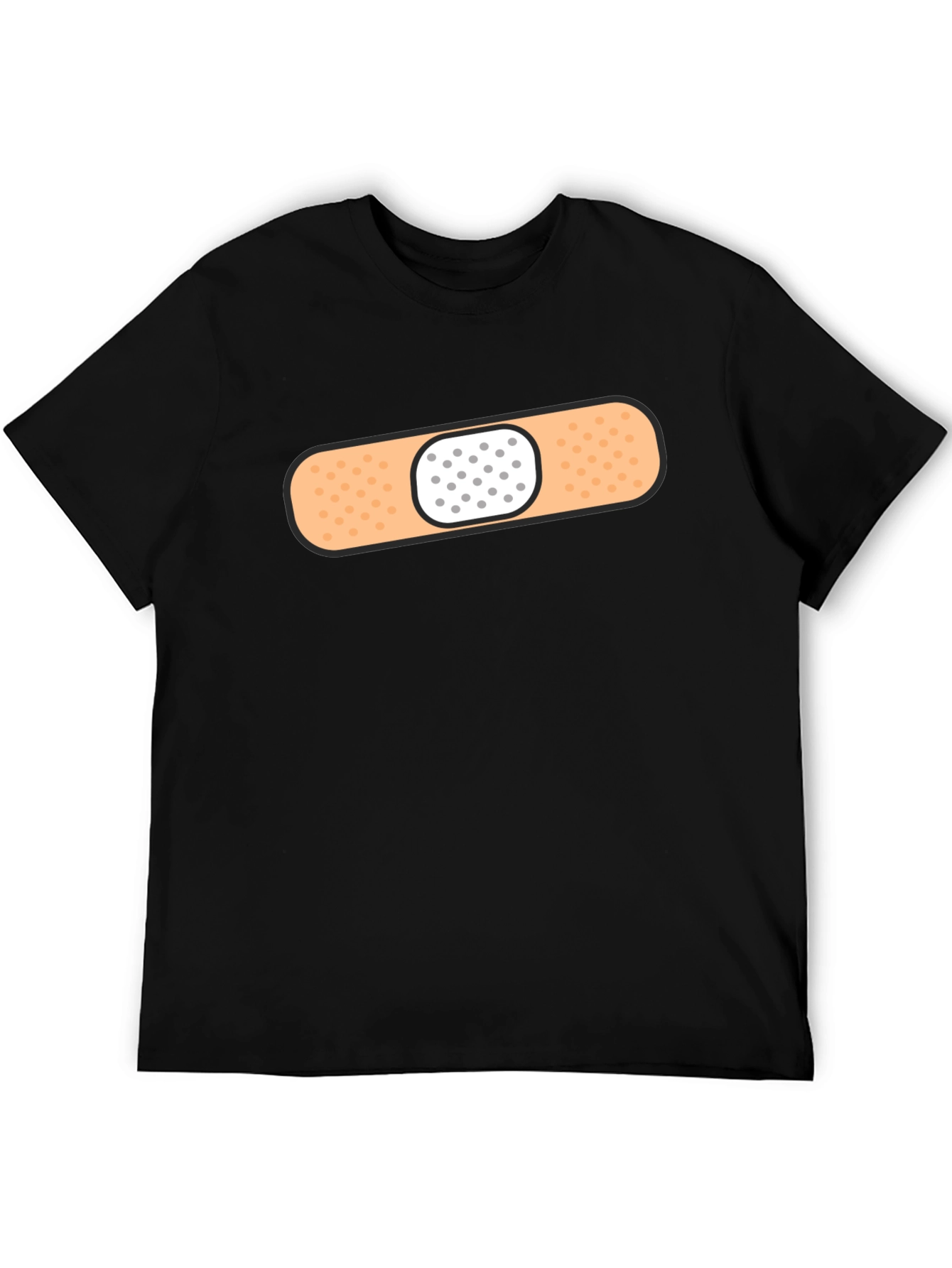 Funny Band-Aid Graphic T-Shirt