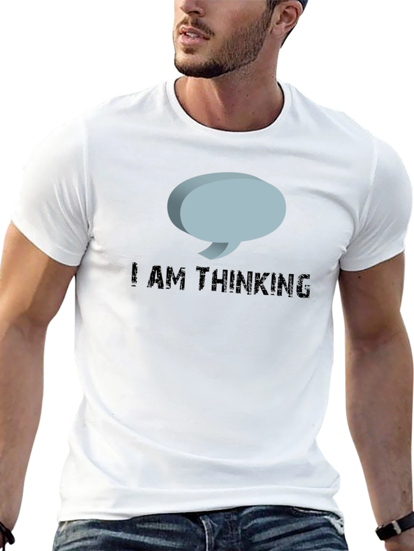 I Am Thinking Black T-Shirt