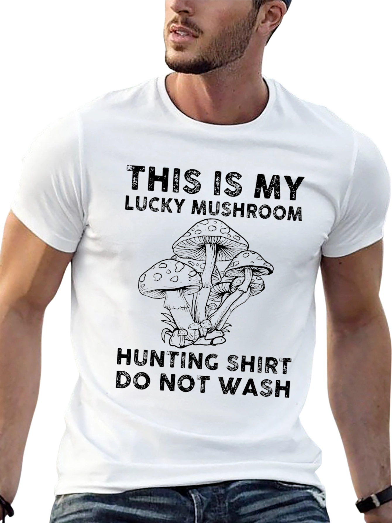 Lucky Mushroom Hunting T-Shirt - Do Not Wash