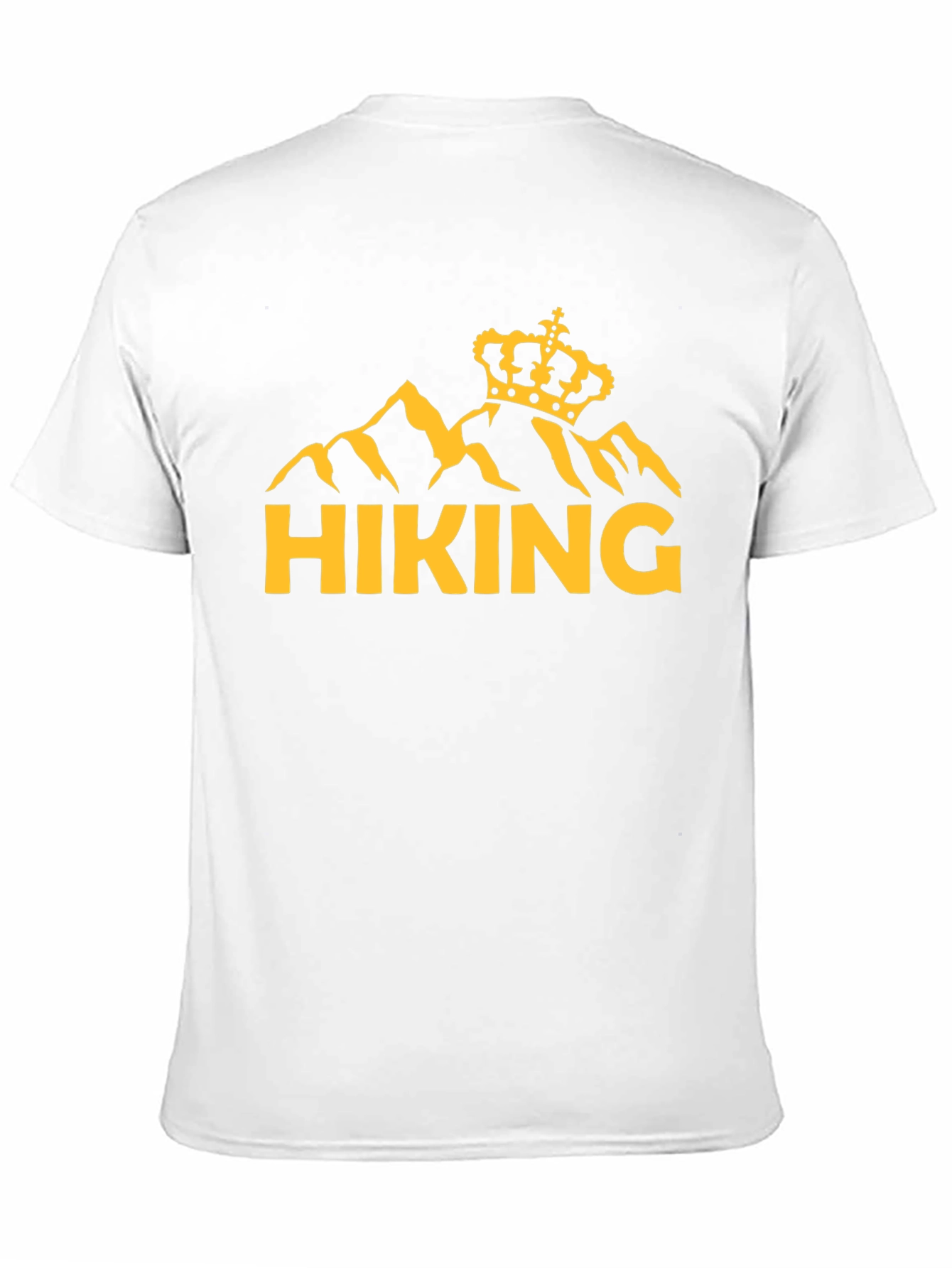 Hiking King T-Shirt - Mountain Crown Graphic Tee