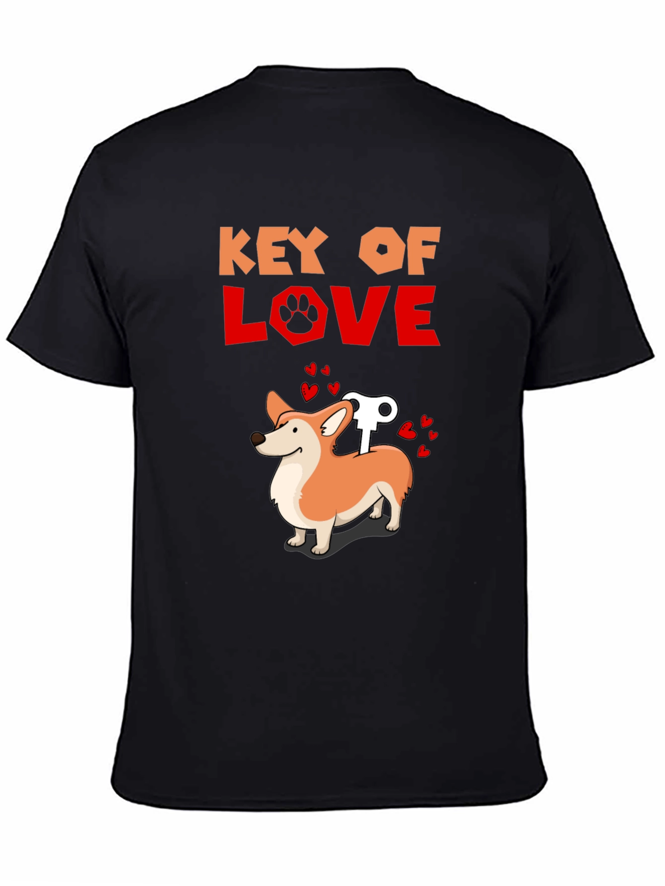 Key Of Love Dog T-Shirt