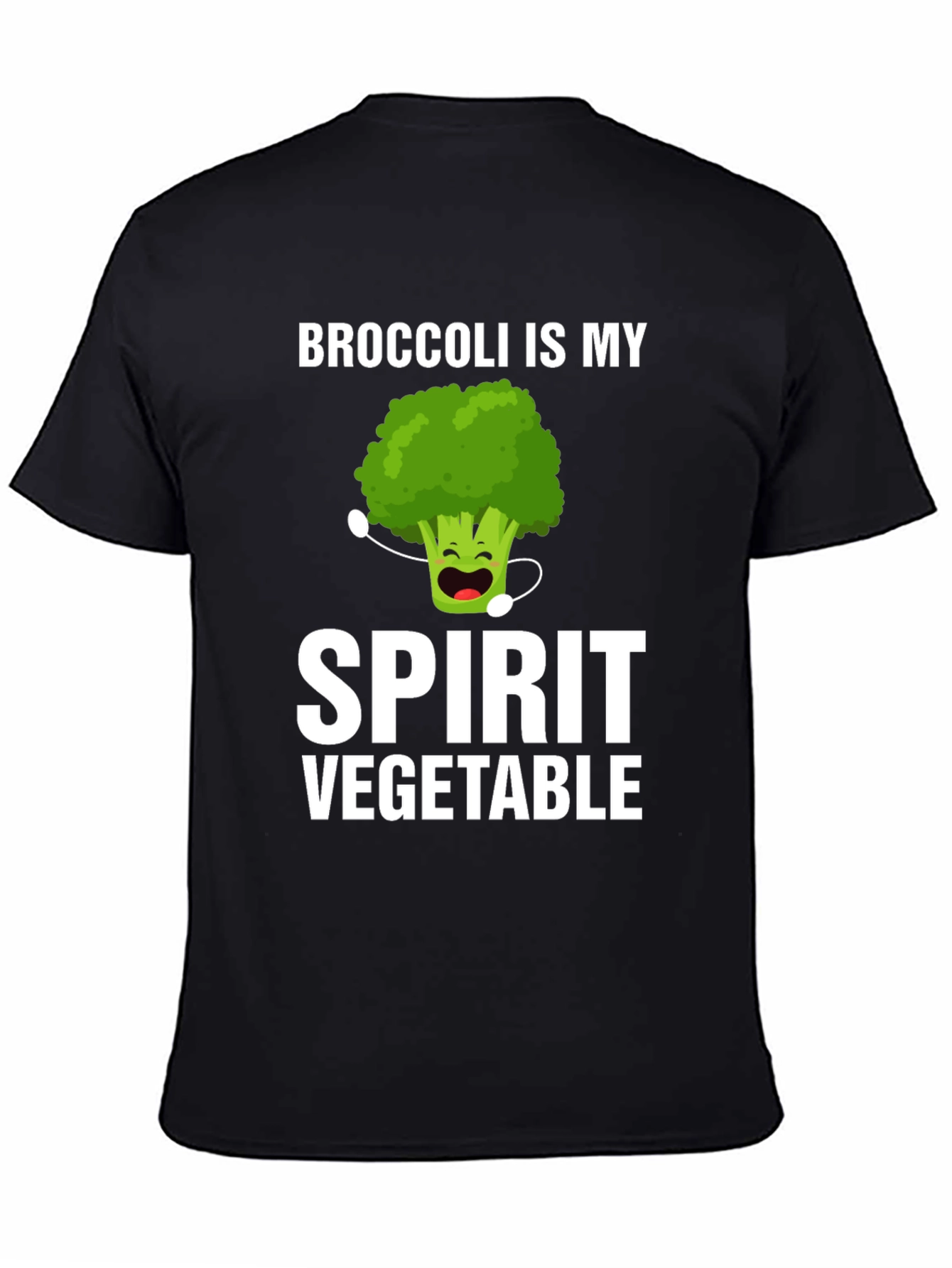 Broccoli Spirit Vegetable T-Shirt Funny Foodie Tee