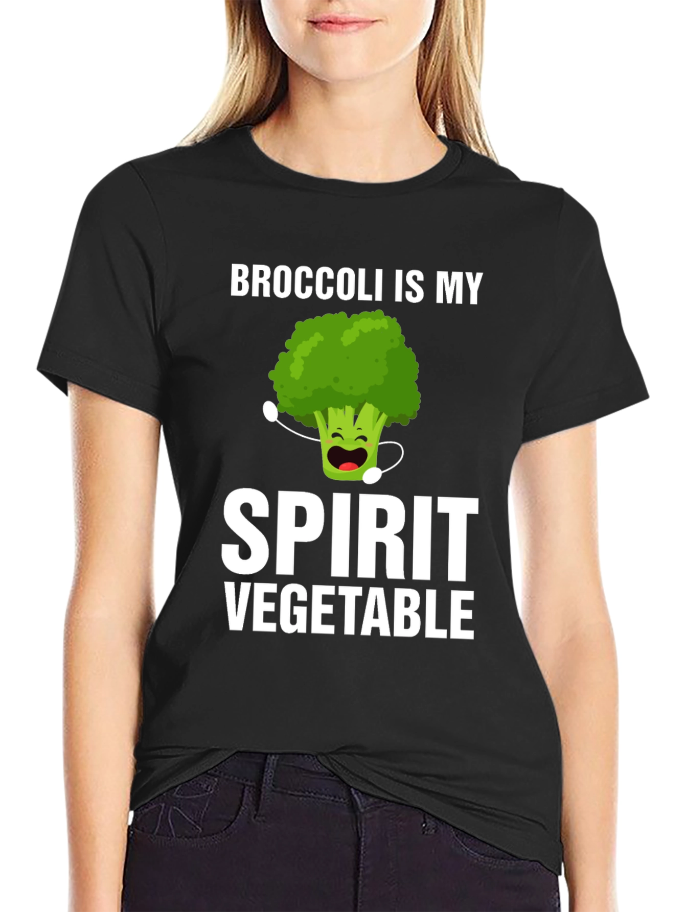 Broccoli Spirit Vegetable T-Shirt Funny Foodie Tee