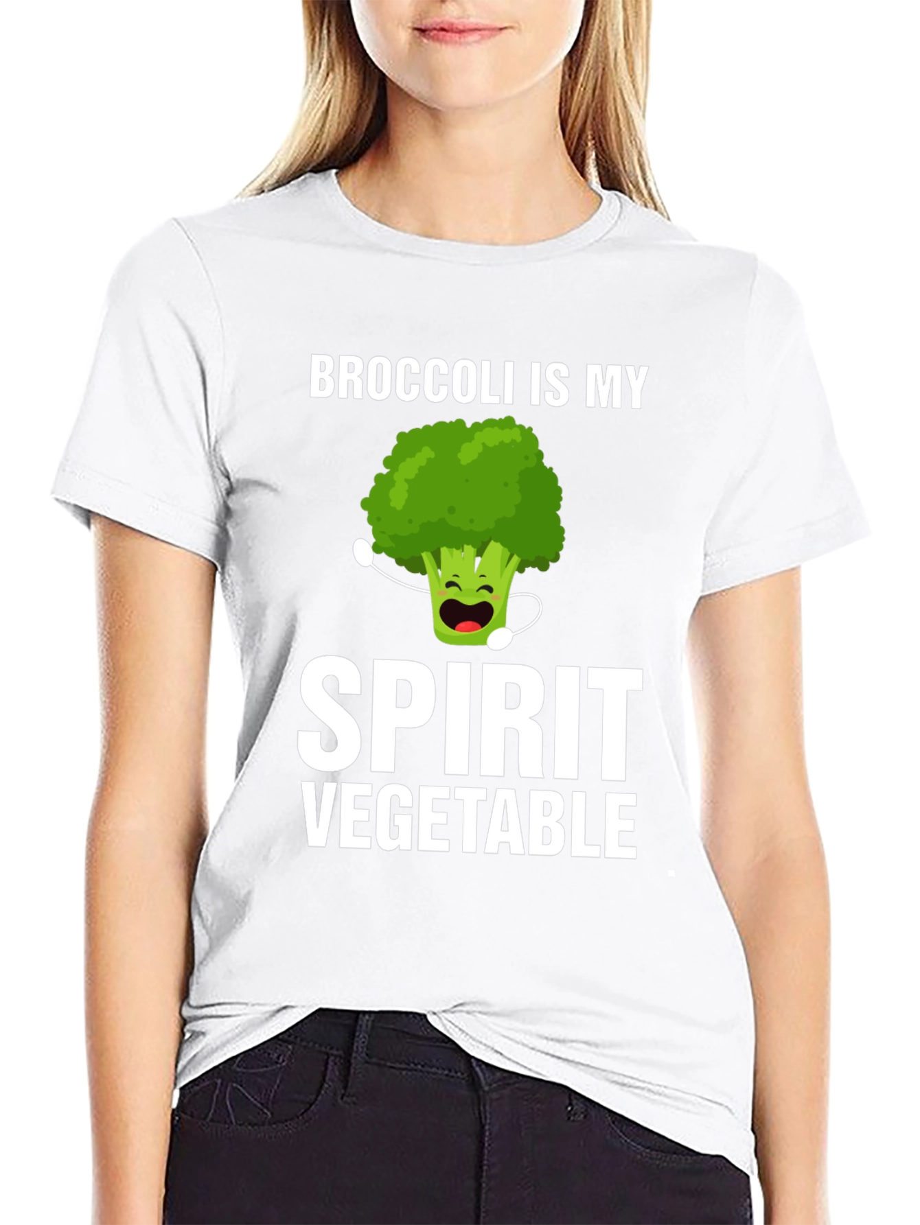 Broccoli Spirit Vegetable T-Shirt Funny Foodie Tee