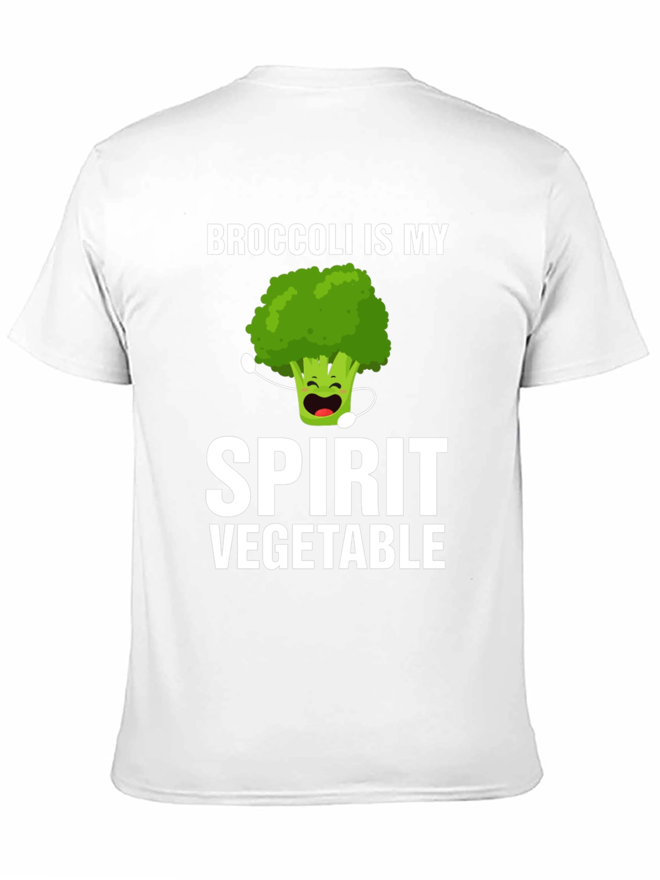 Broccoli Spirit Vegetable T-Shirt Funny Foodie Tee