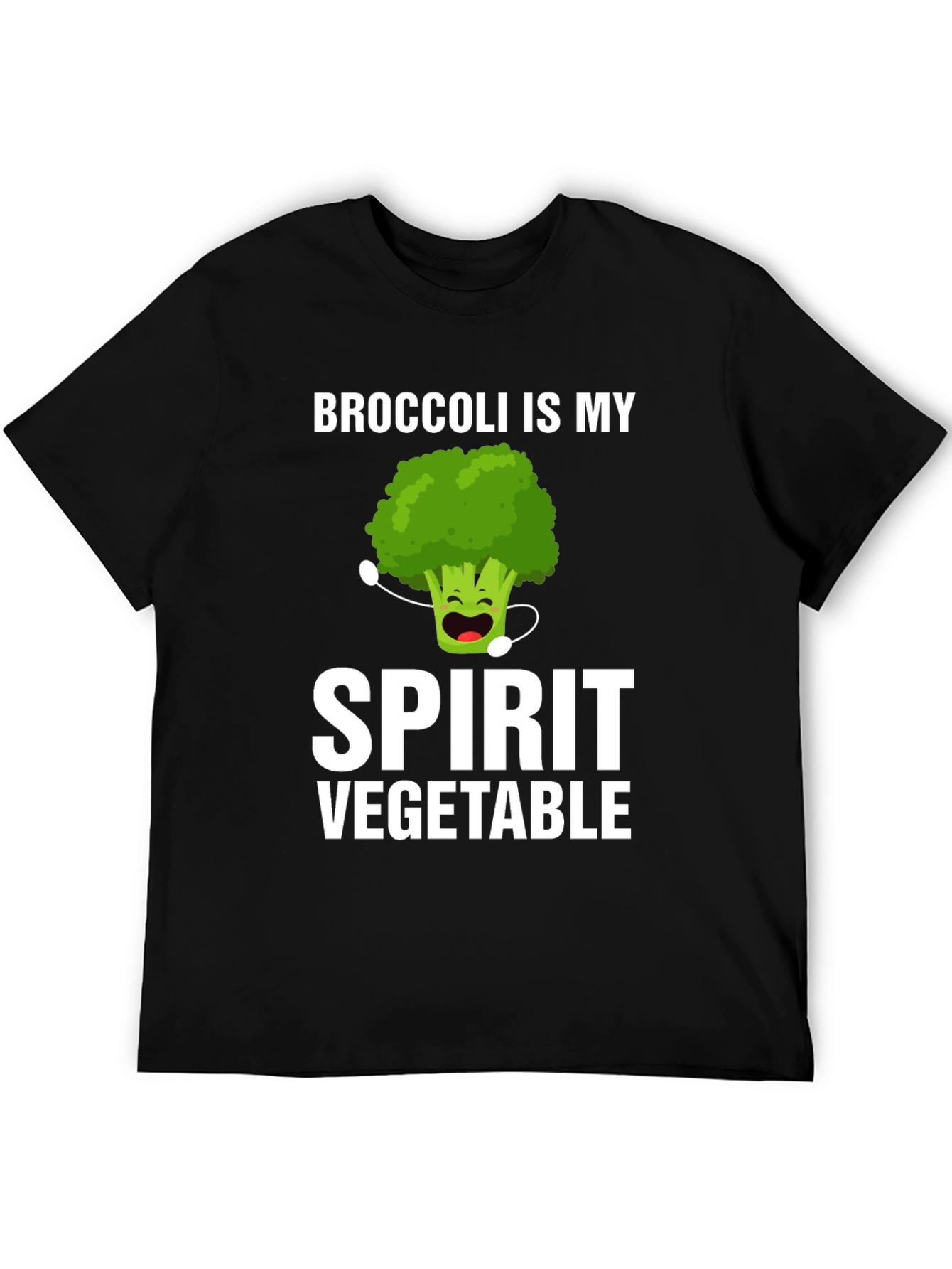 Broccoli Spirit Vegetable T-Shirt Funny Foodie Tee