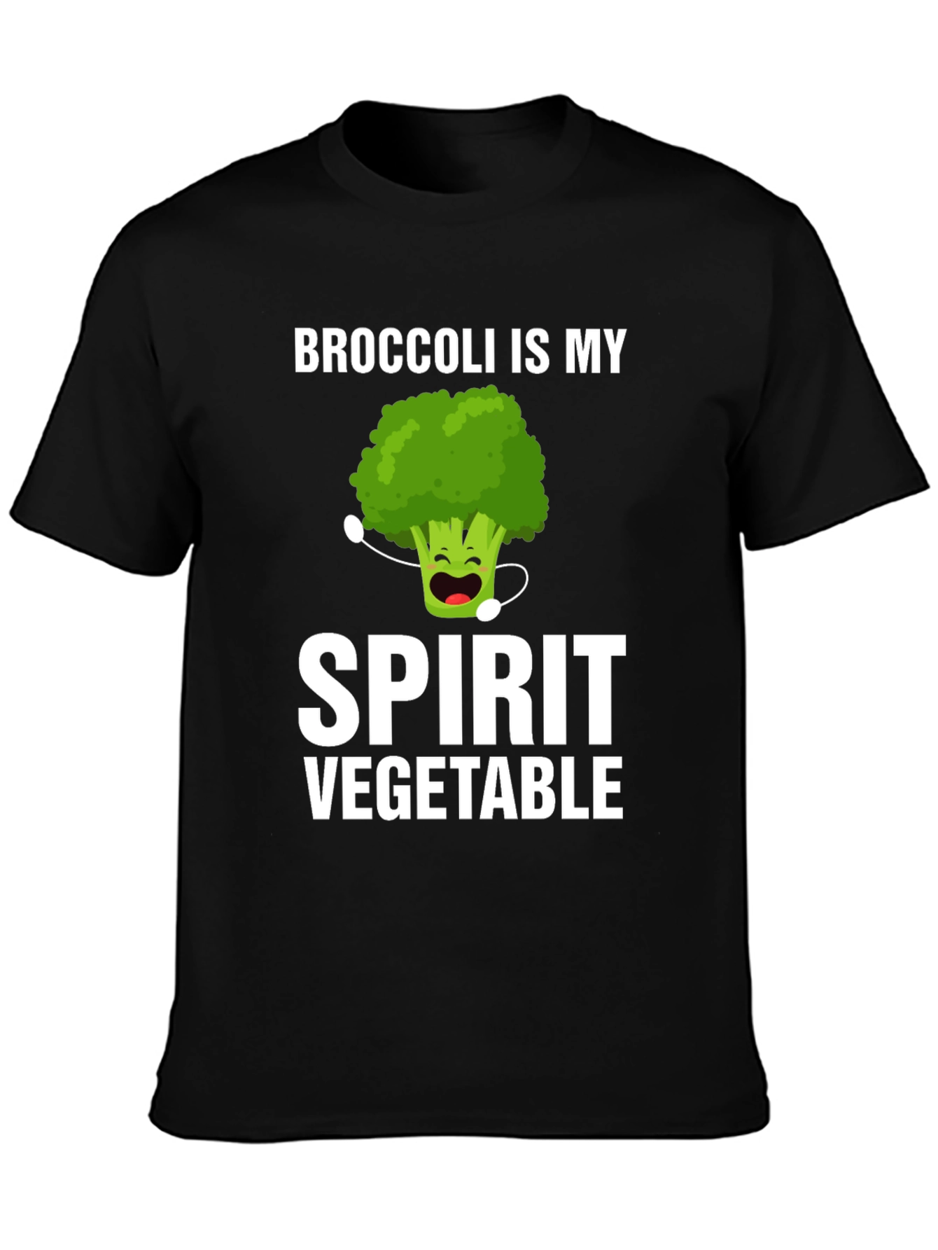Broccoli Spirit Vegetable T-Shirt Funny Foodie Tee