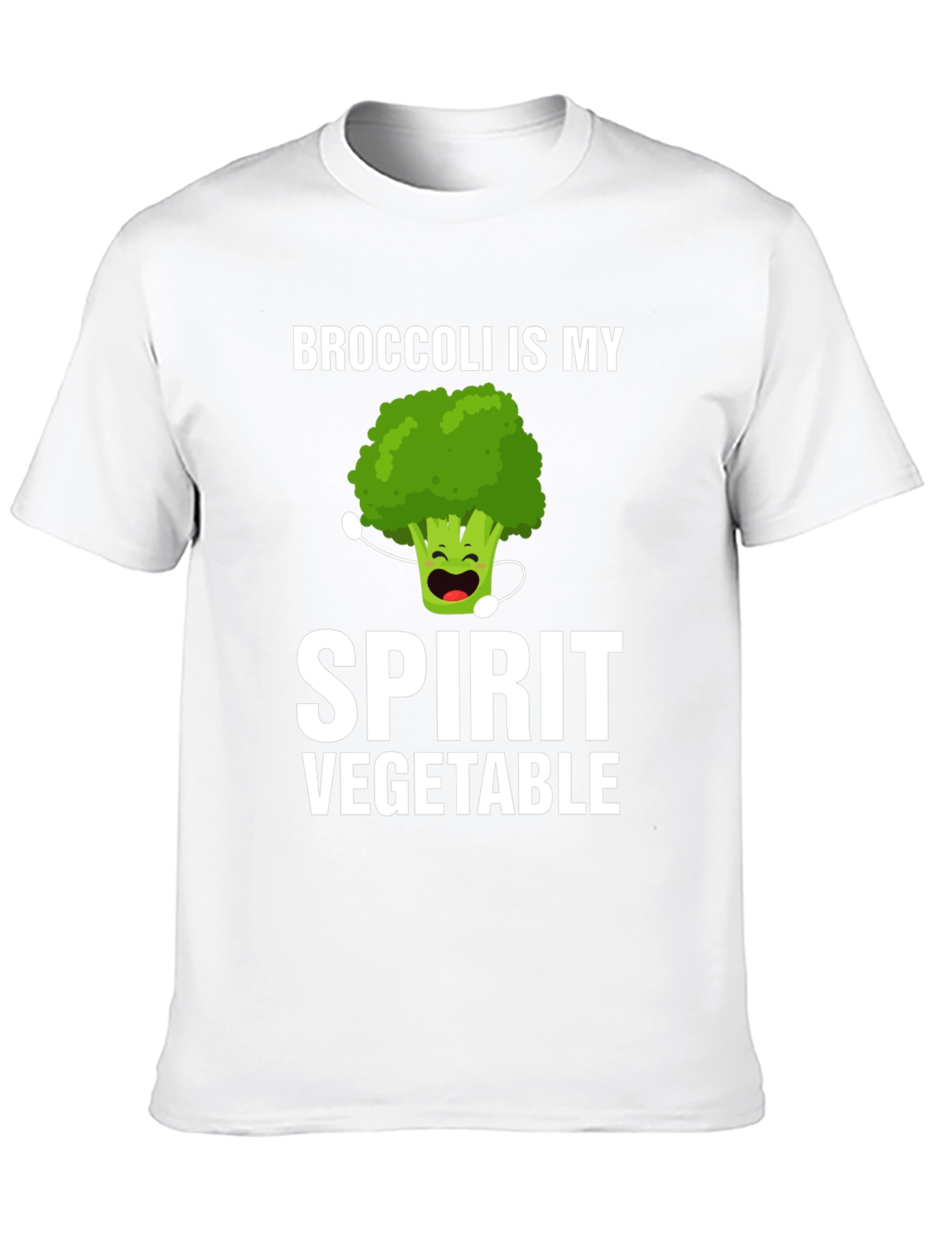 Broccoli Spirit Vegetable T-Shirt Funny Foodie Tee